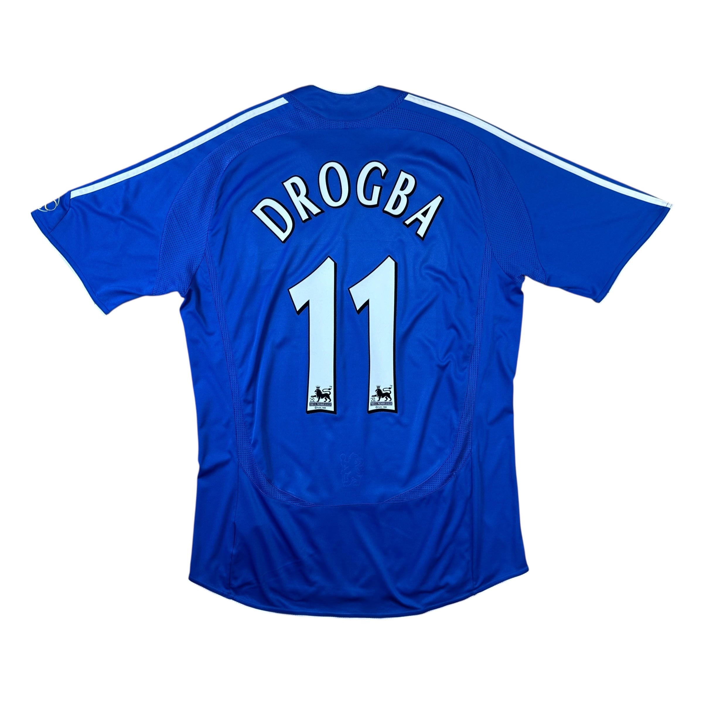 Chelsea 2006-08 Home Shirt (L) Drogba #11