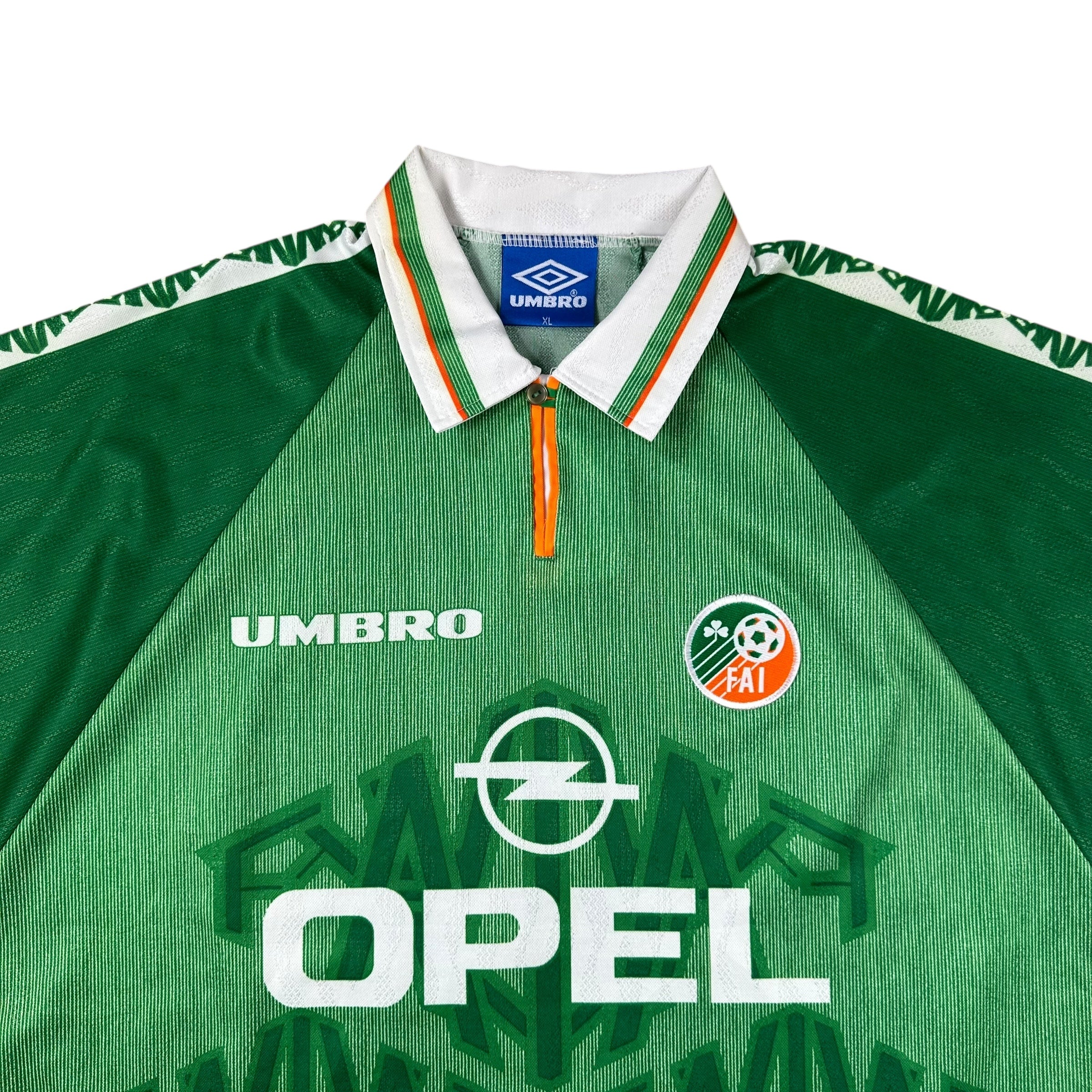 Ireland 1996 Home Shirt (XL) Keane #6