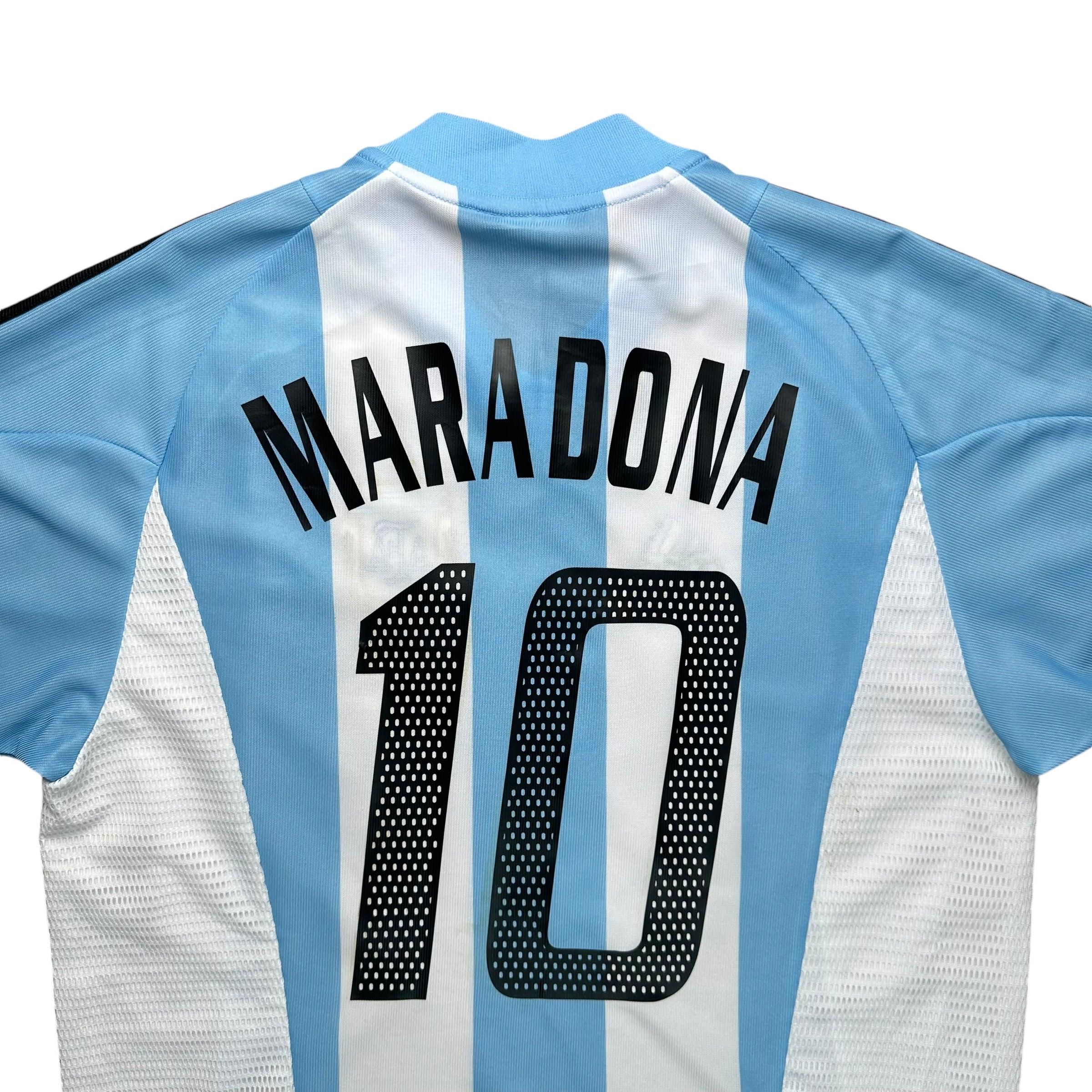 Argentina 2002 Home Shirt (M) Maradona #10