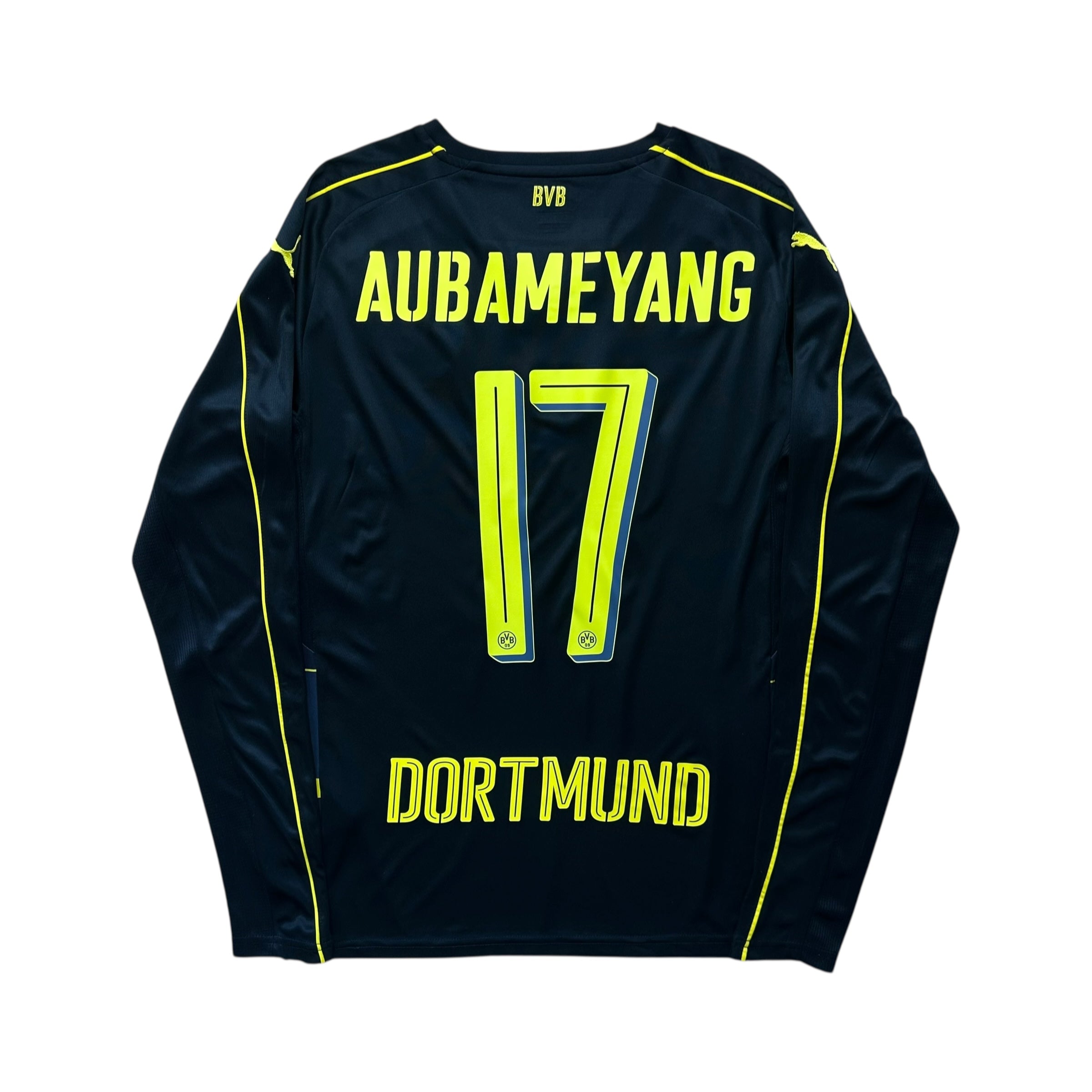 Borussia Dortmund 2016-17 L/S Away Shirt (S) Aubameyang #17