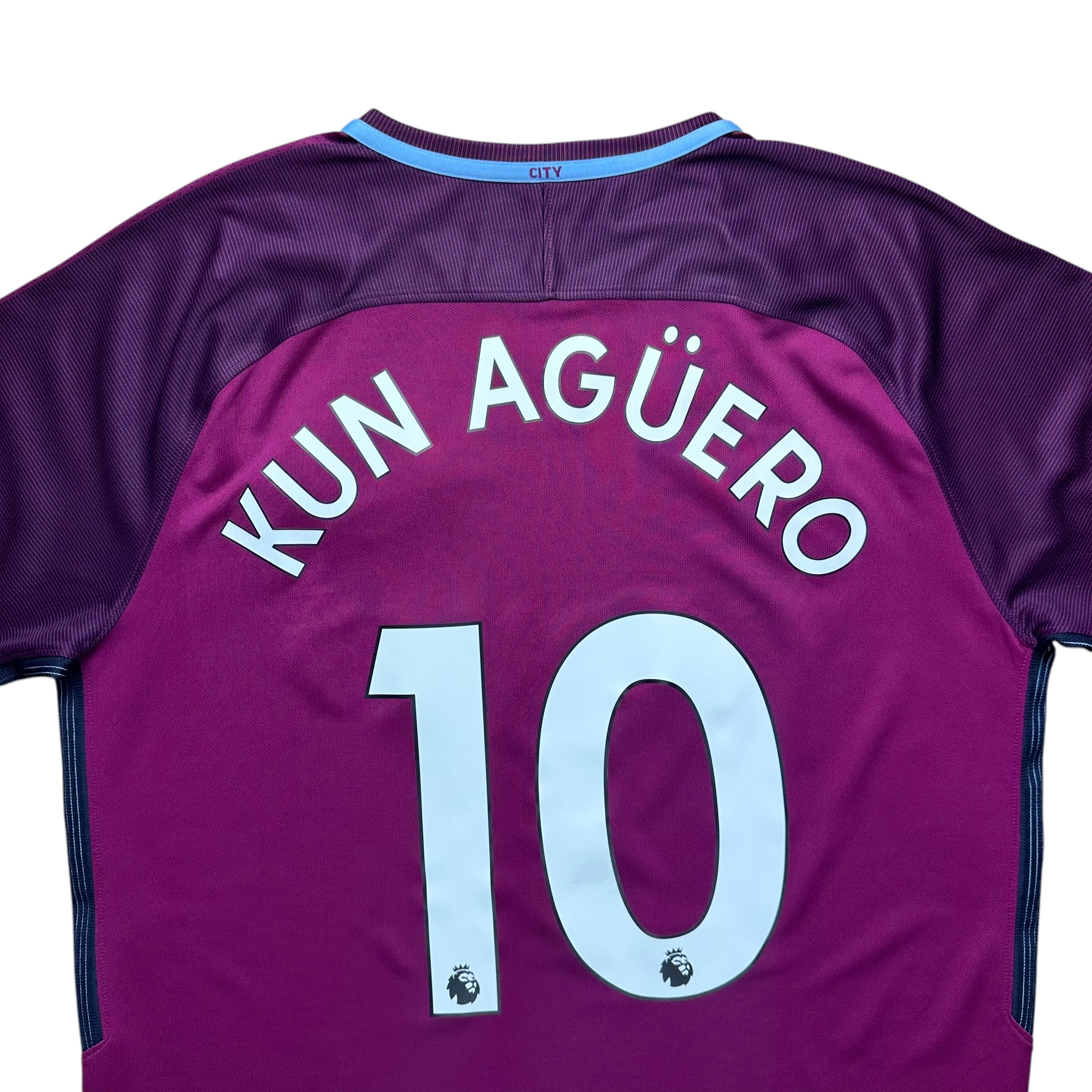 Manchester City 2016-17 Away Shirt (L) Aguero #10