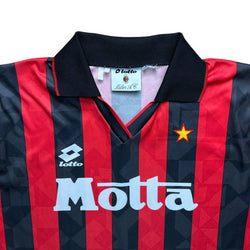 Ac Milan 1994-95 European Home Shirt (L)