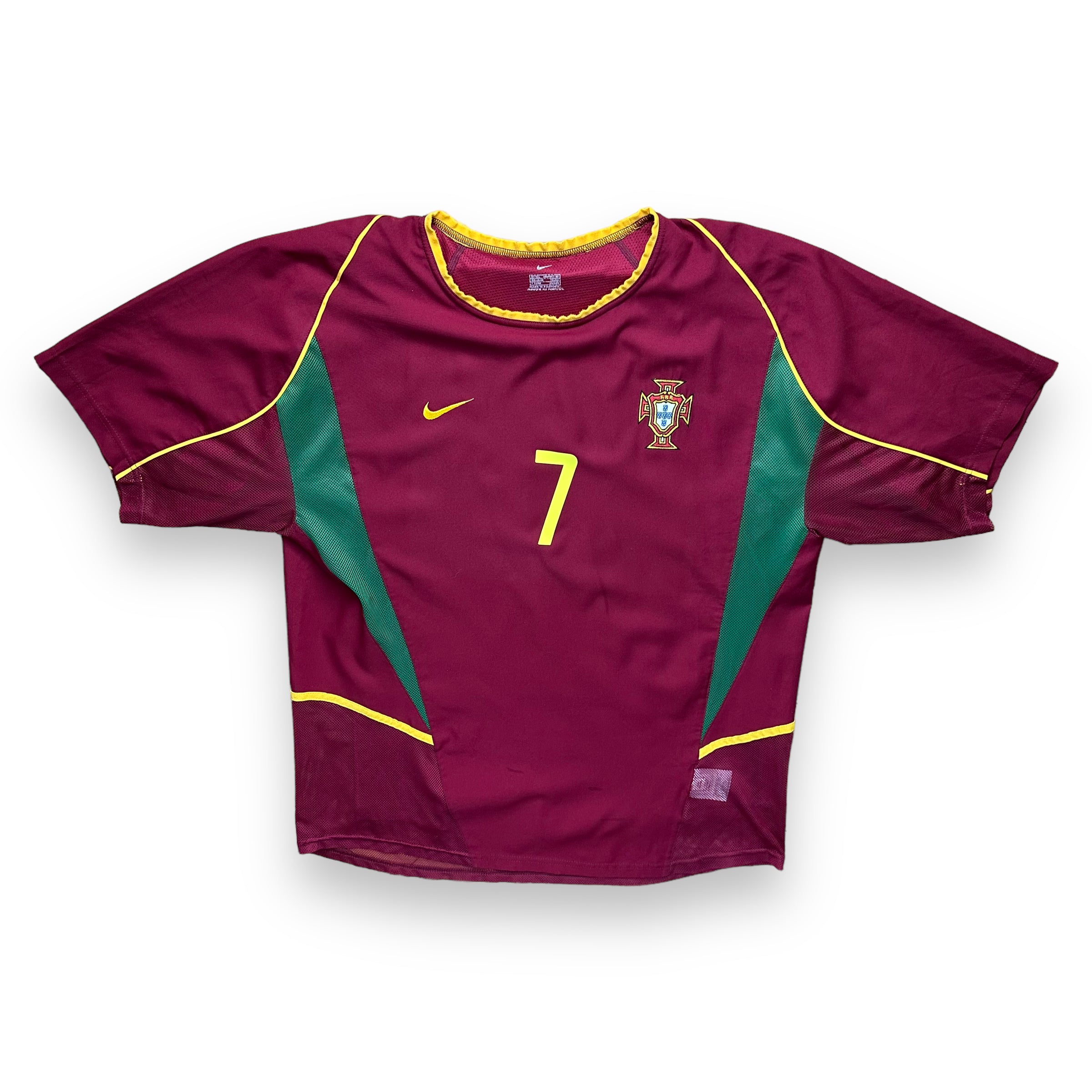 Portugal 2002 Home Shirt (L) Figo #7