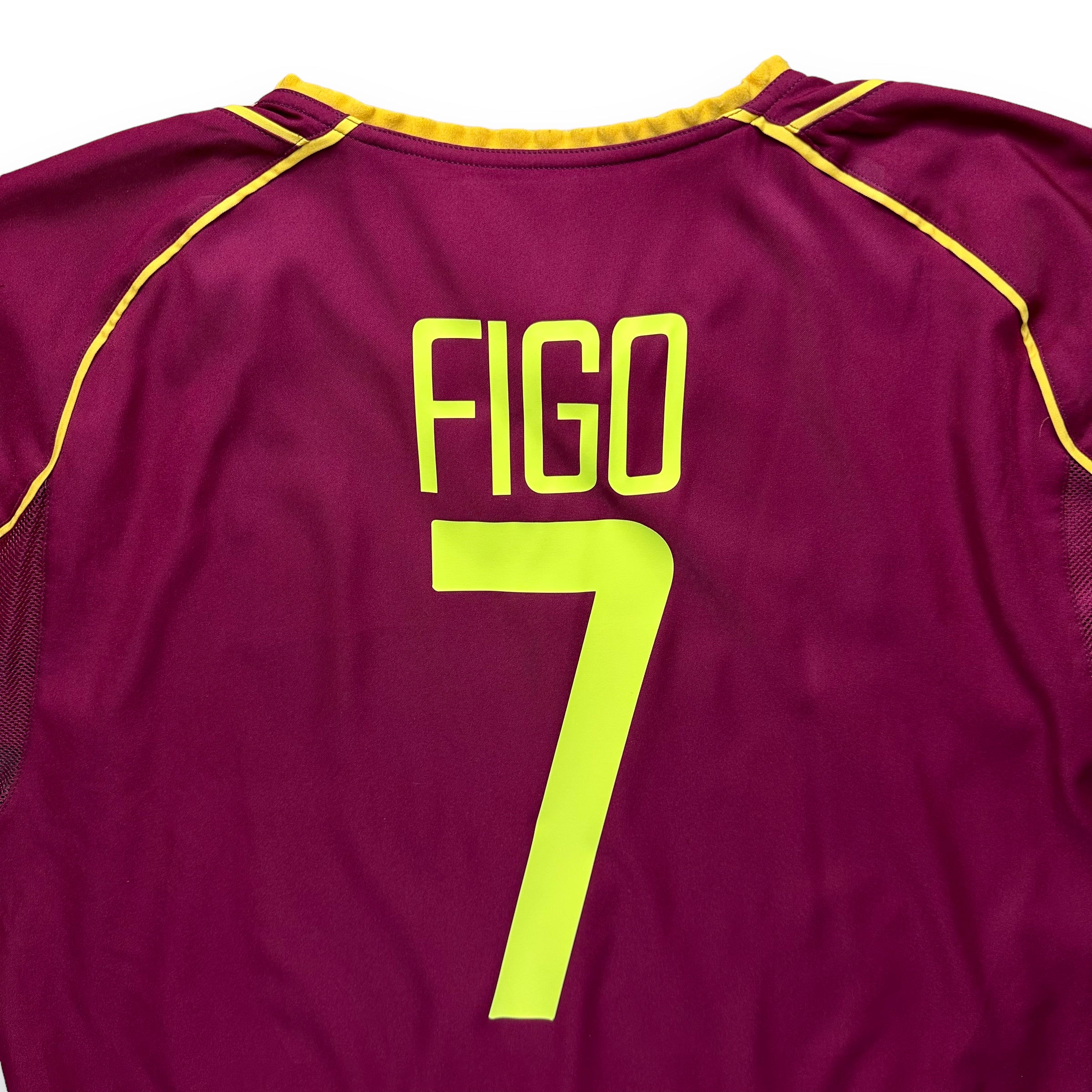 Portugal 2002 Home Shirt (L) Figo #7