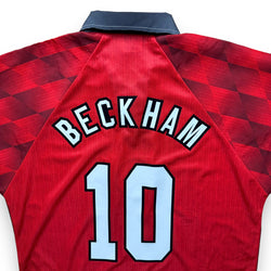 Manchester United 1996-98 Home Shirt (Multiple Sizes) Beckham #10