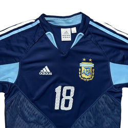 Argentina 2004 Away Shirt (Multiple Sizes) Messi #18