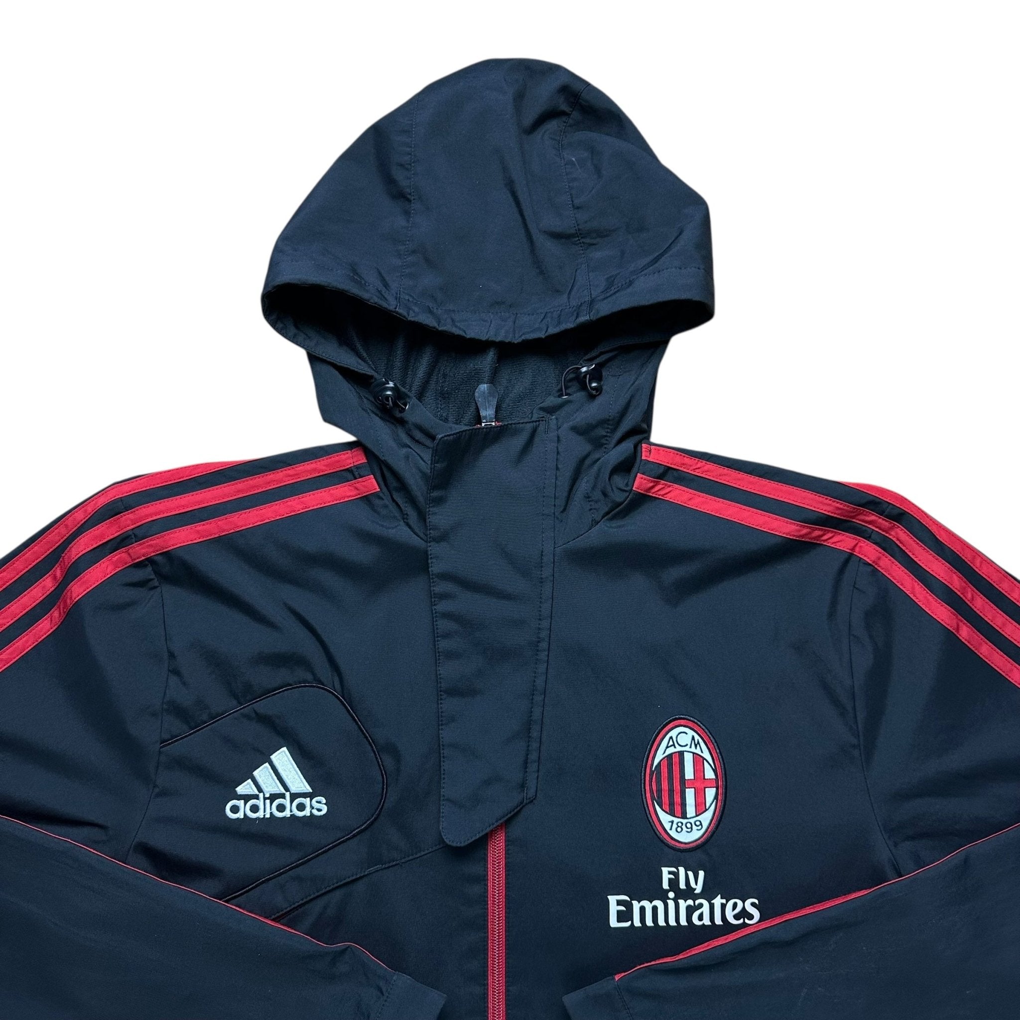 AC Milan 2012 - 13 Hooded Training Jacket (M) - Kitplug
