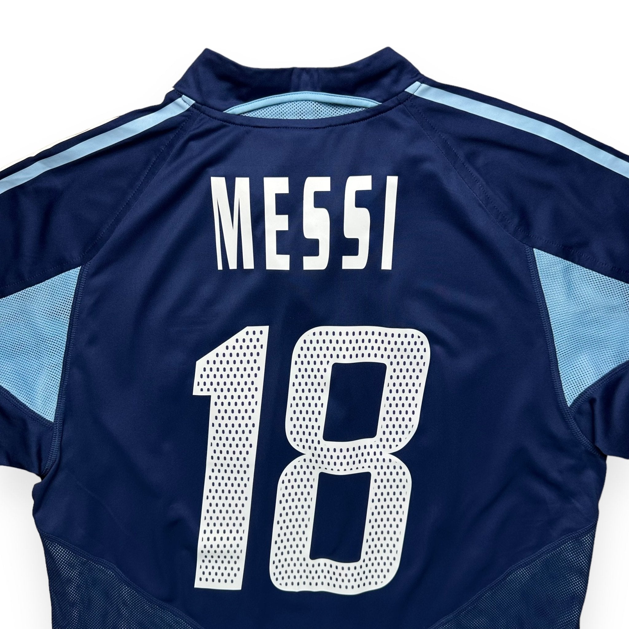 Argentina 2004 Away Shirt (M) Messi 18 - Kitplug
