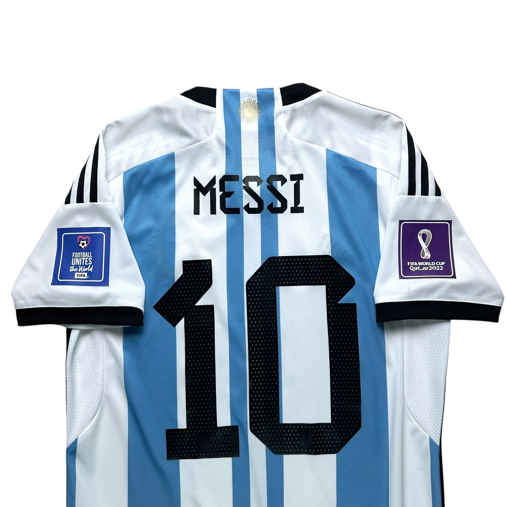 Argentina 2022 Home Shirt (M) Messi 10 - Kitplug