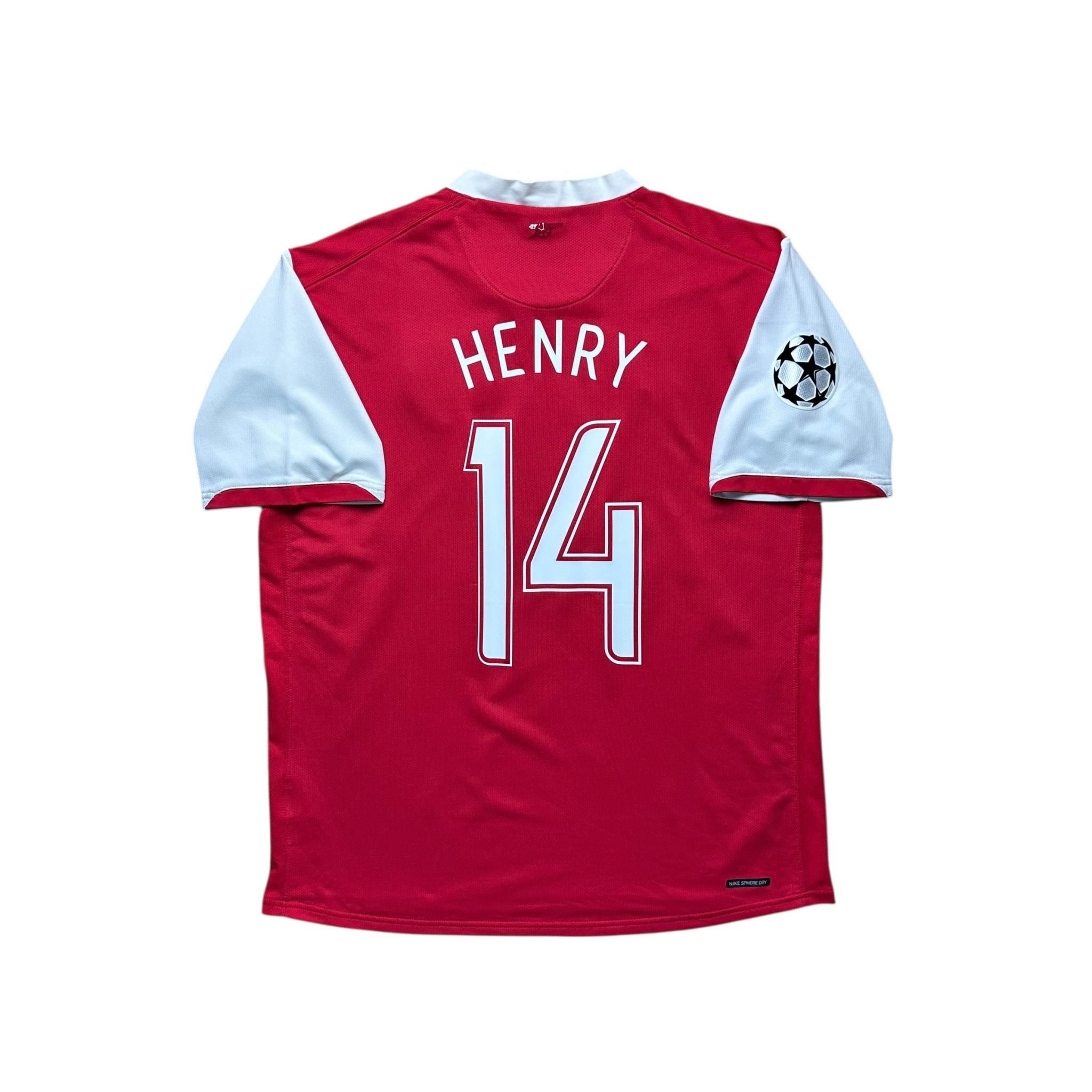 Arsenal 2006 - 08 Home Shirt (L) Henry 14 - Kitplug