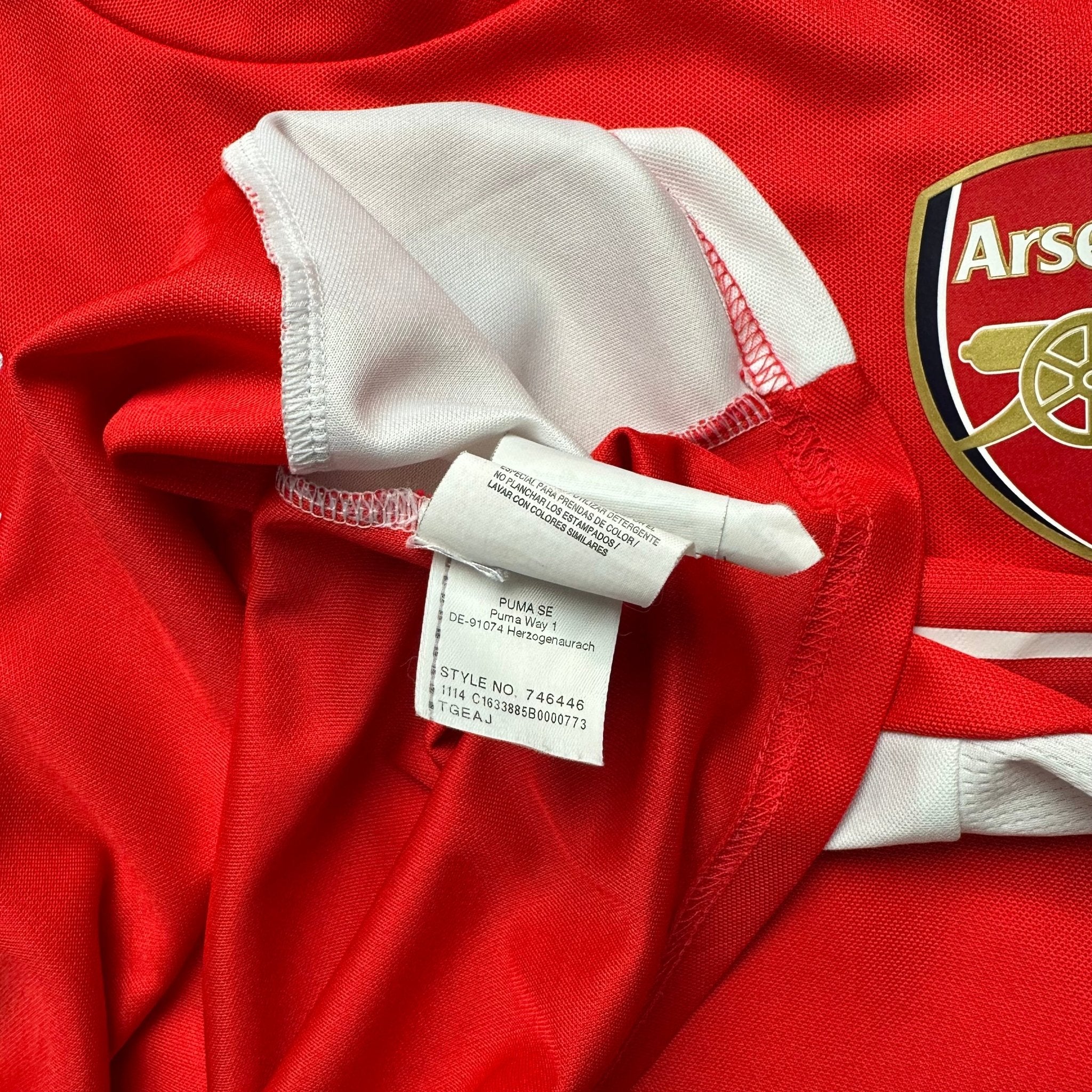 Arsenal 2014 - 15 Home Shirt (Multiple Sizes) Arteta 8 - Kitplug