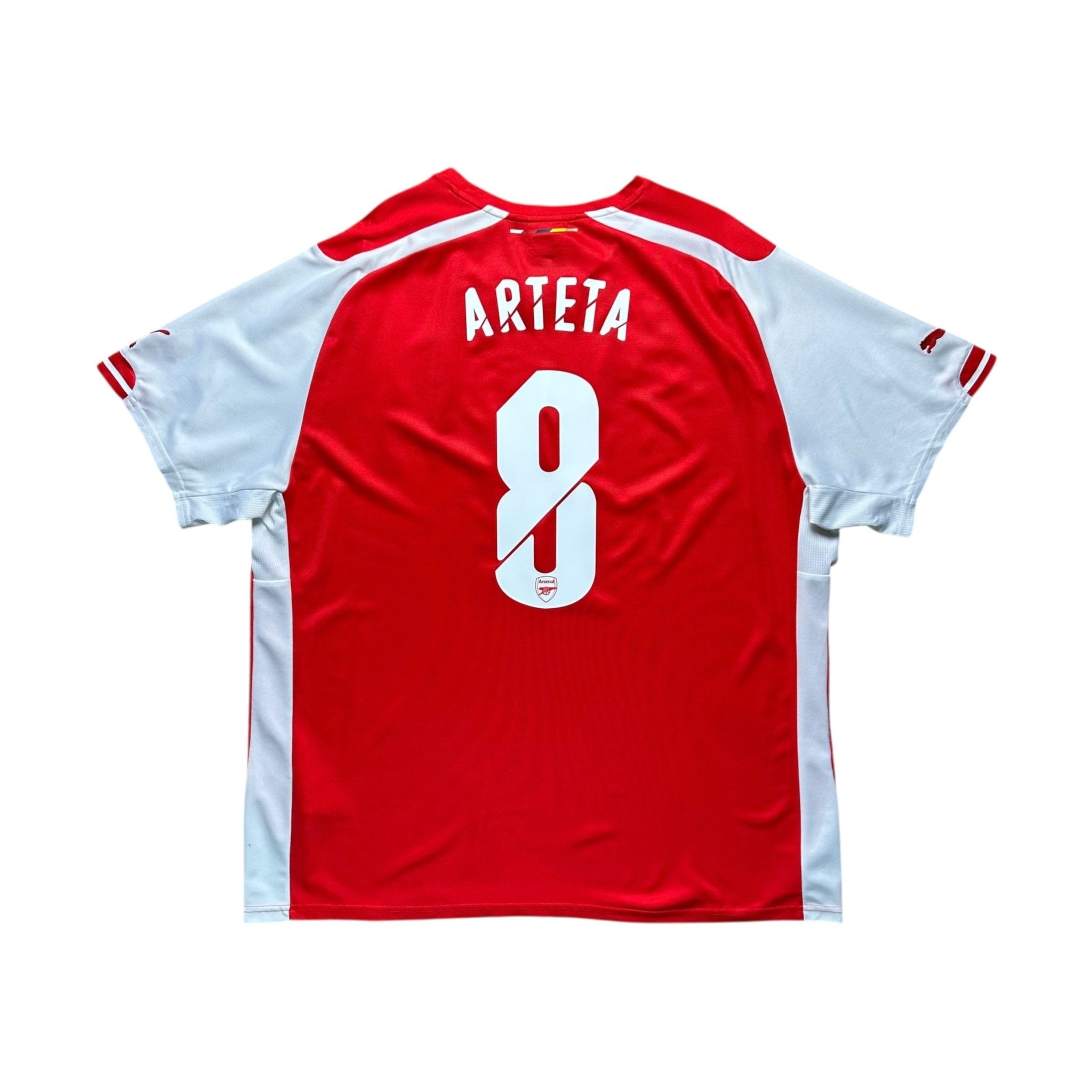 Arsenal 2014 - 15 Home Shirt (Multiple Sizes) Arteta 8 - Kitplug