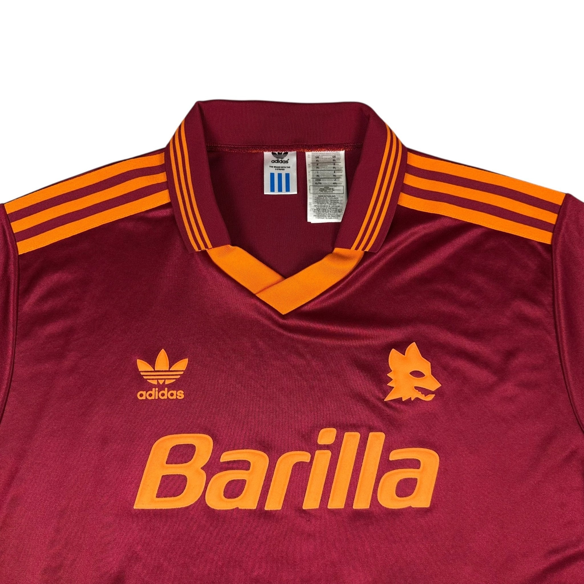 AS Roma 1993 Adidas Originals Reissue Home Shirt (XL) - Kitplug