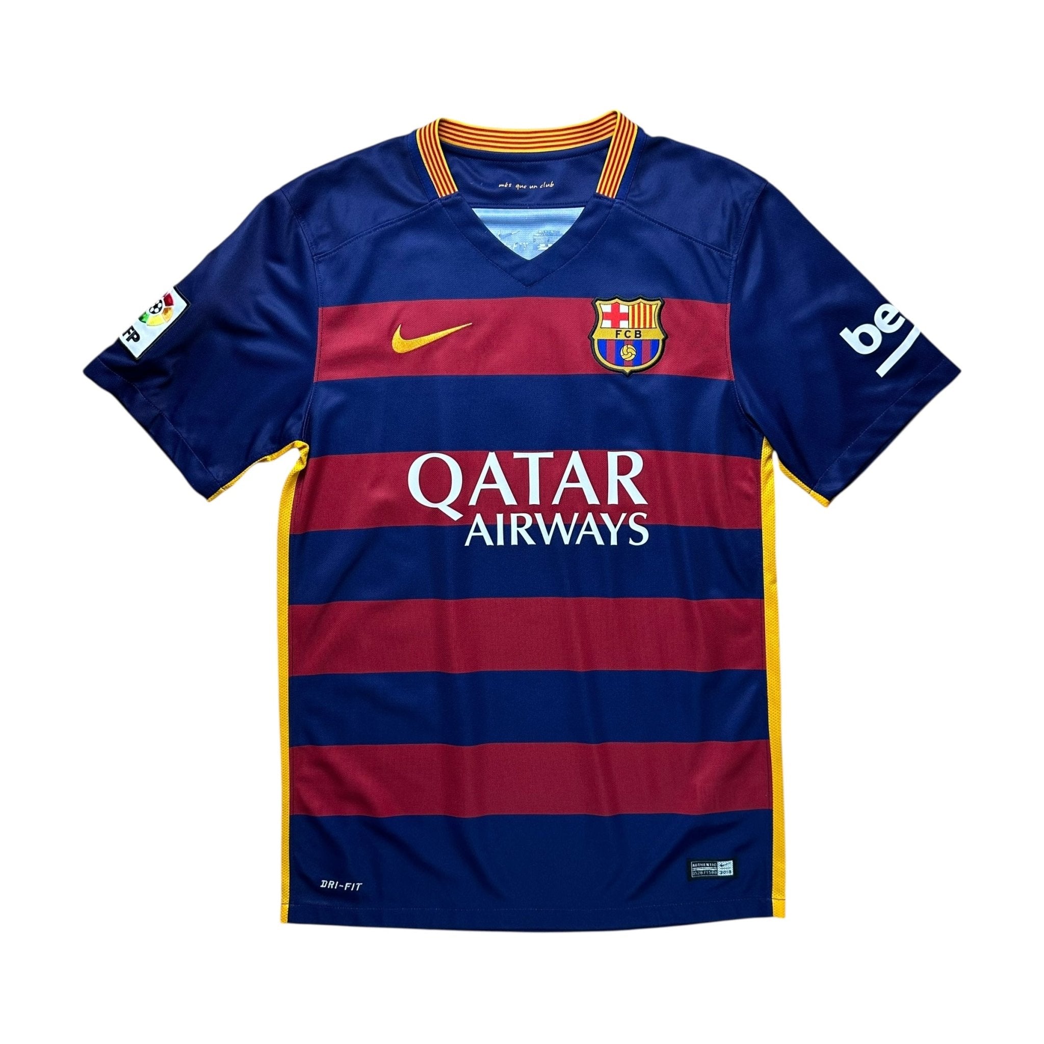 Barcelona 2015 - 16 Home Shirt (S) Suarez 9 - Kitplug