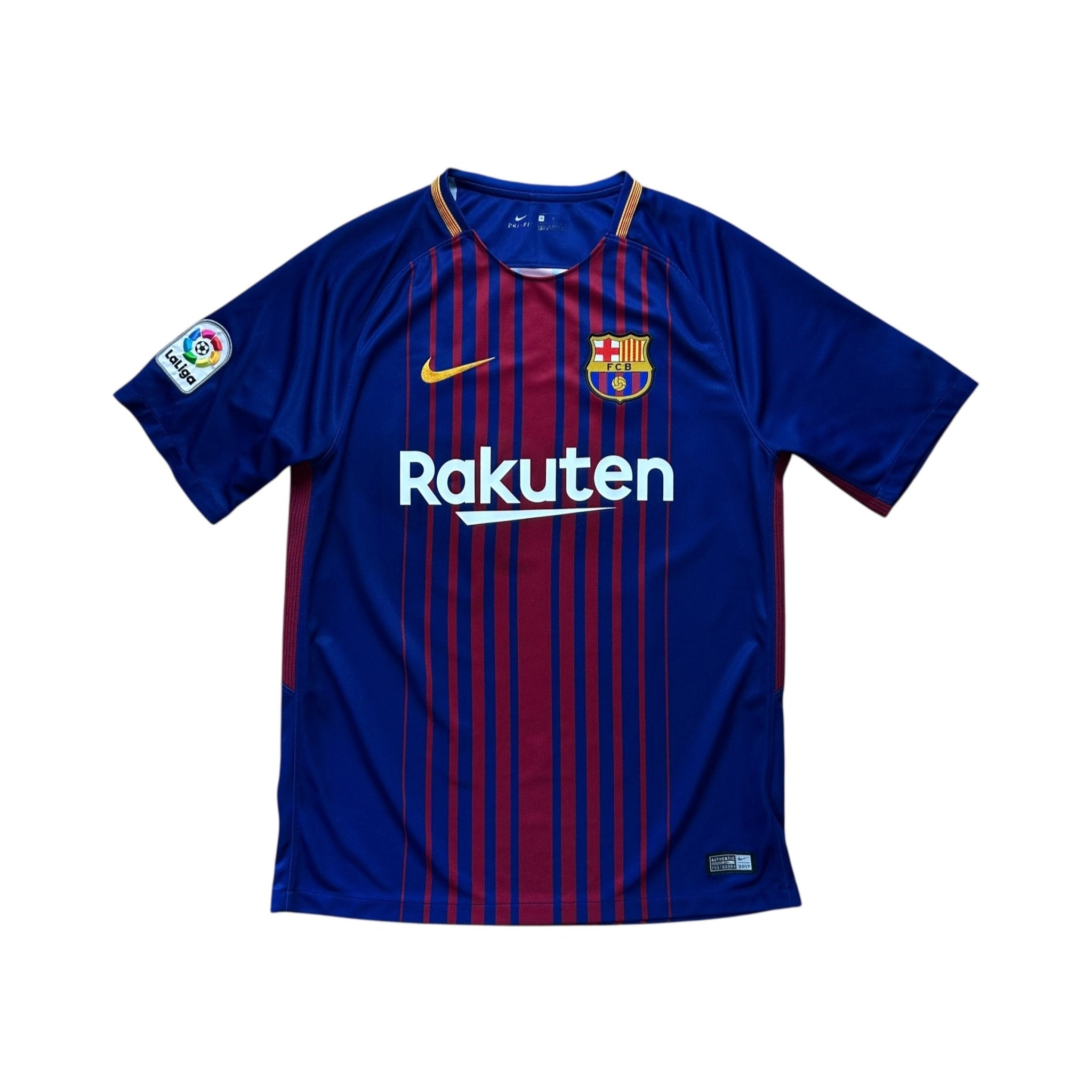 Barcelona 2017 - 18 Home Shirt (M) Messi 10 - Kitplug