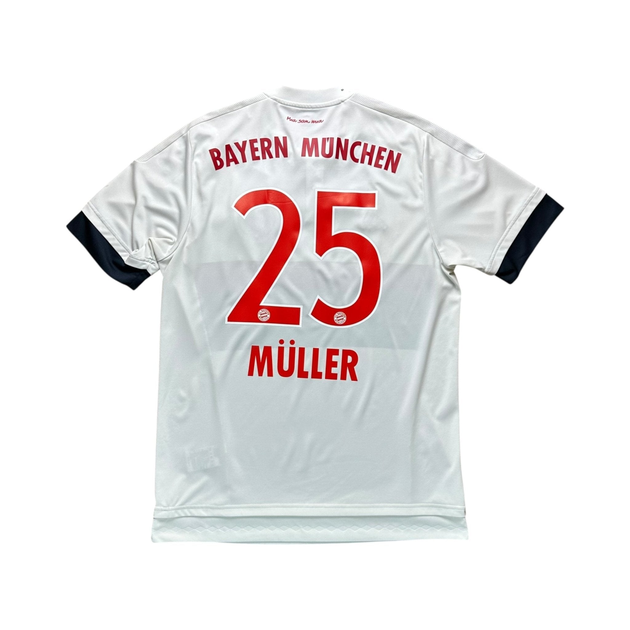 Bayern Munich 2015 - 16 Away Shirt (M) Muller 25 - Kitplug