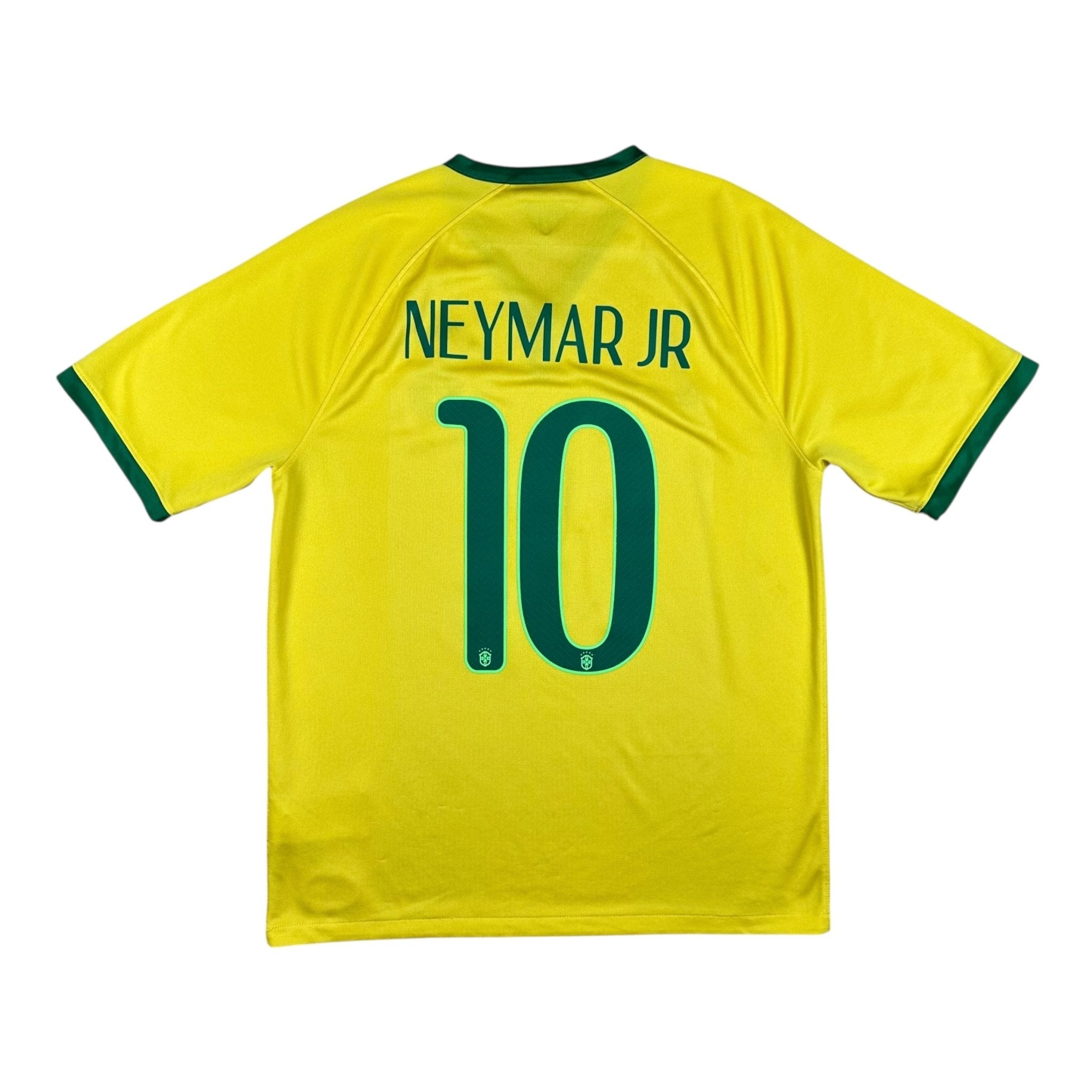 Brazil 2014 Home Shirt (M) Neymar Jr #11 - Kitplug