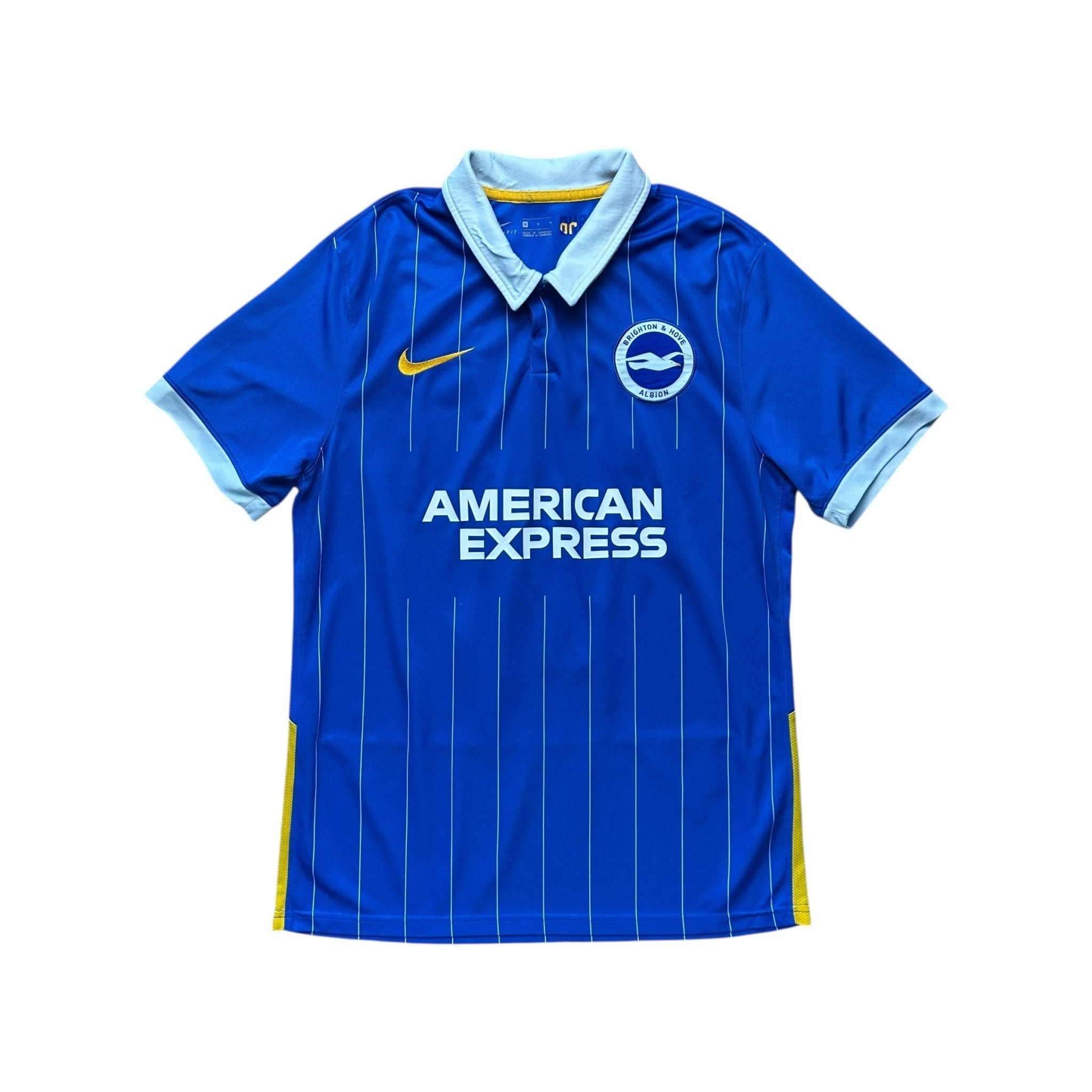 Brighton 2020 - 21 Match Issue Home Shirt (M) 14 - Kitplug