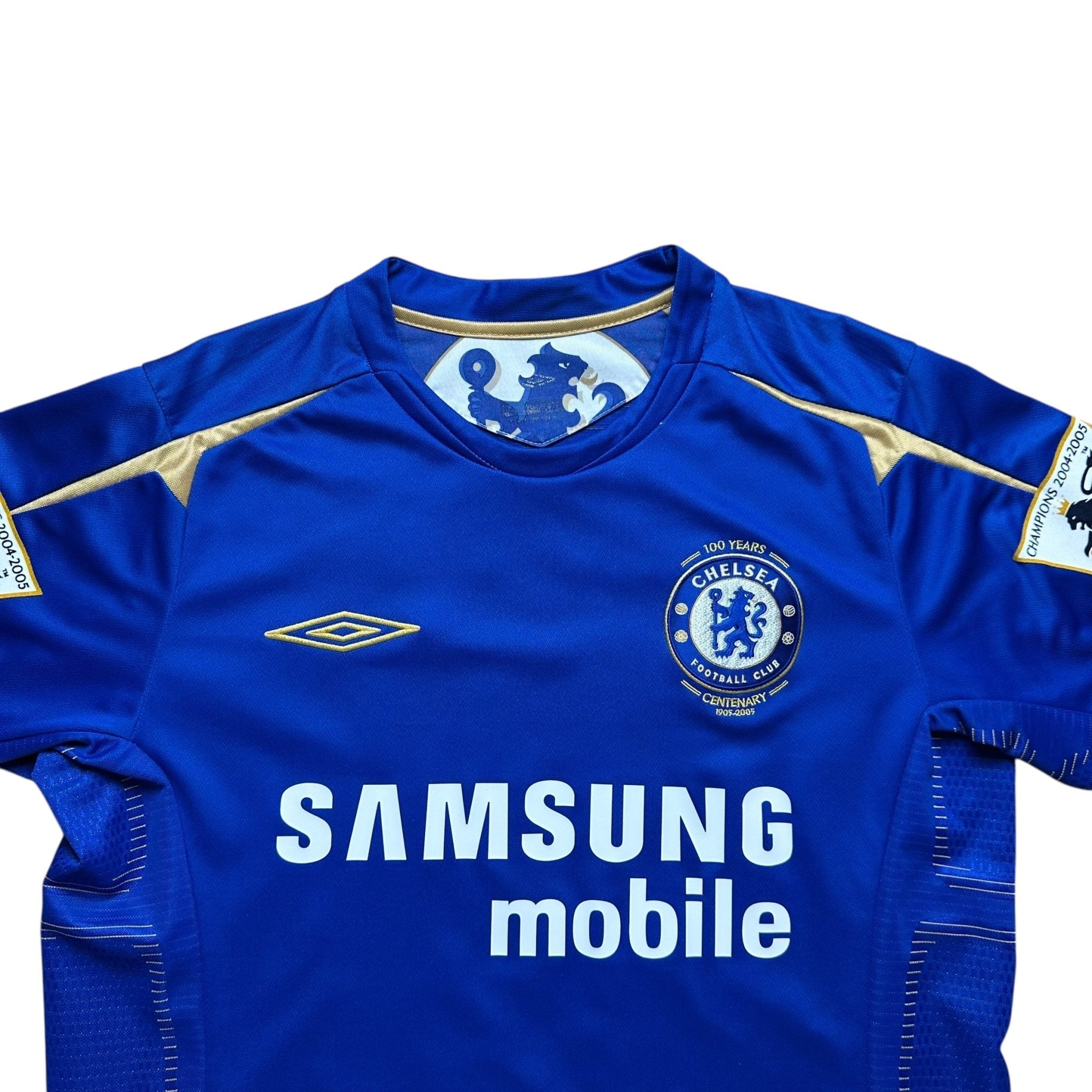 Chelsea 2005 - 06 Home Shirt (S) Drogba 15 - Kitplug