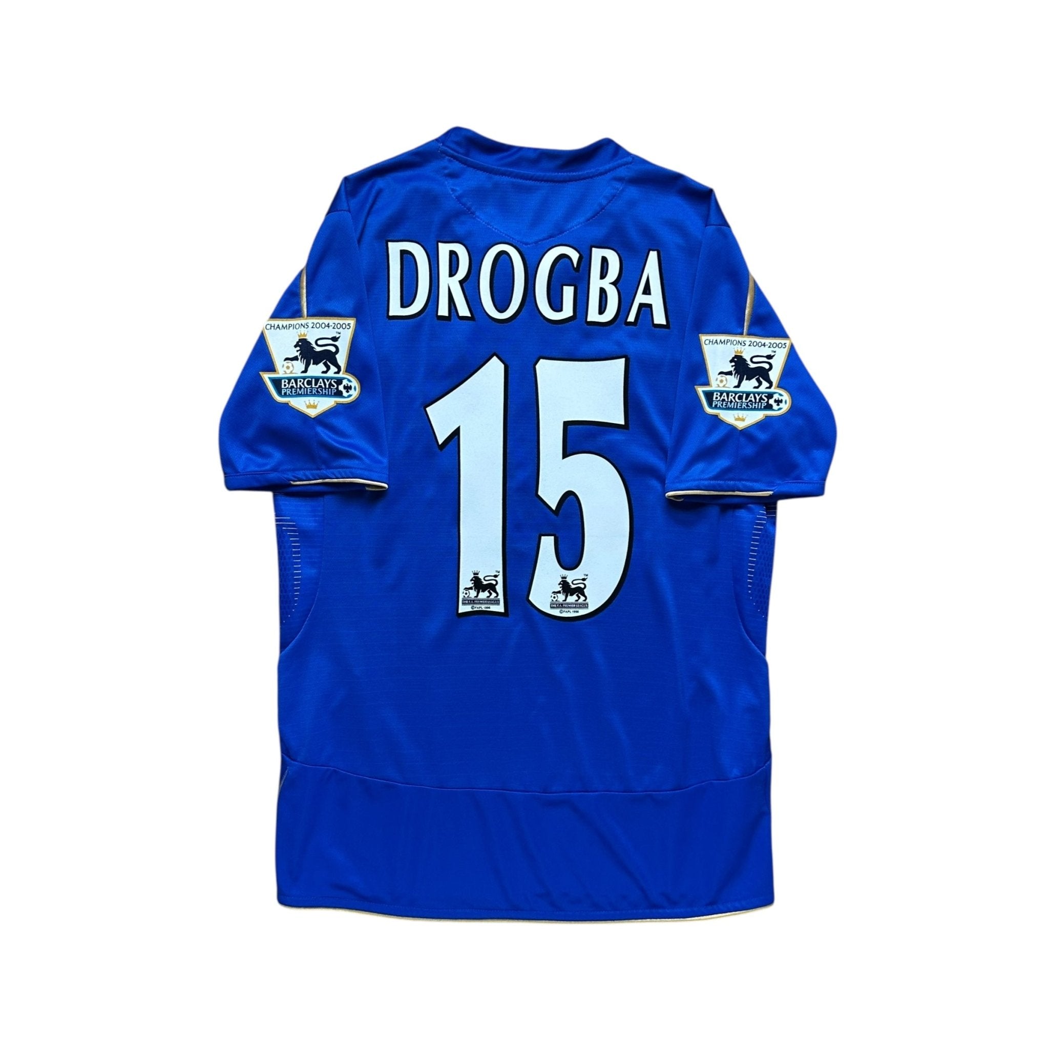 Chelsea 2005 - 06 Home Shirt (S) Drogba 15 - Kitplug