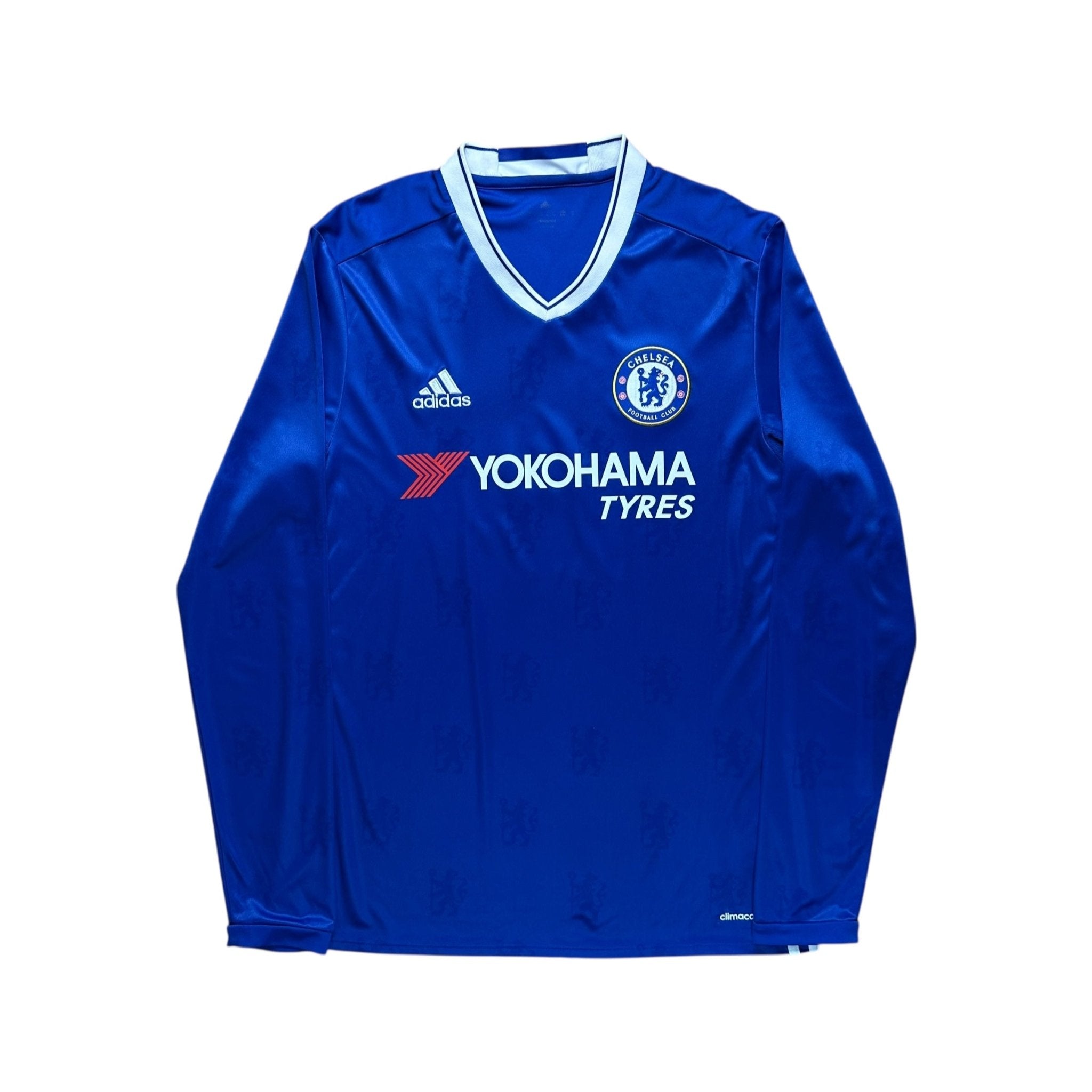 Chelsea 2016 - 17 Home L/S Shirt (L) Moses 15 - Kitplug