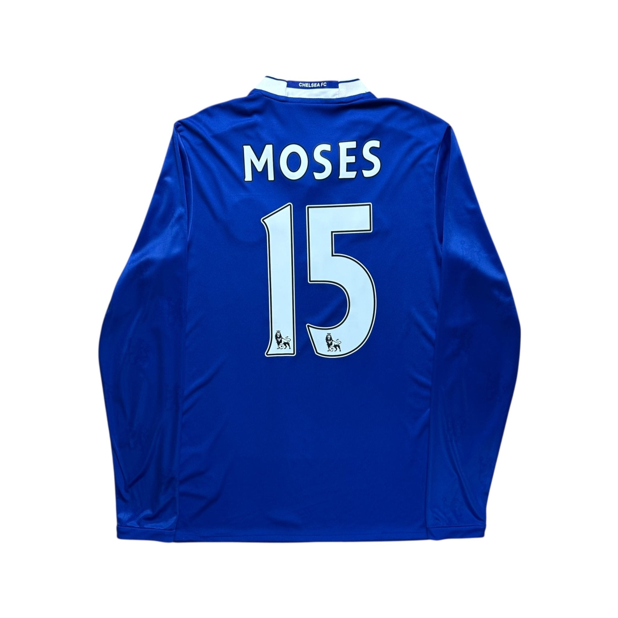 Chelsea 2016 - 17 Home L/S Shirt (L) Moses 15 - Kitplug