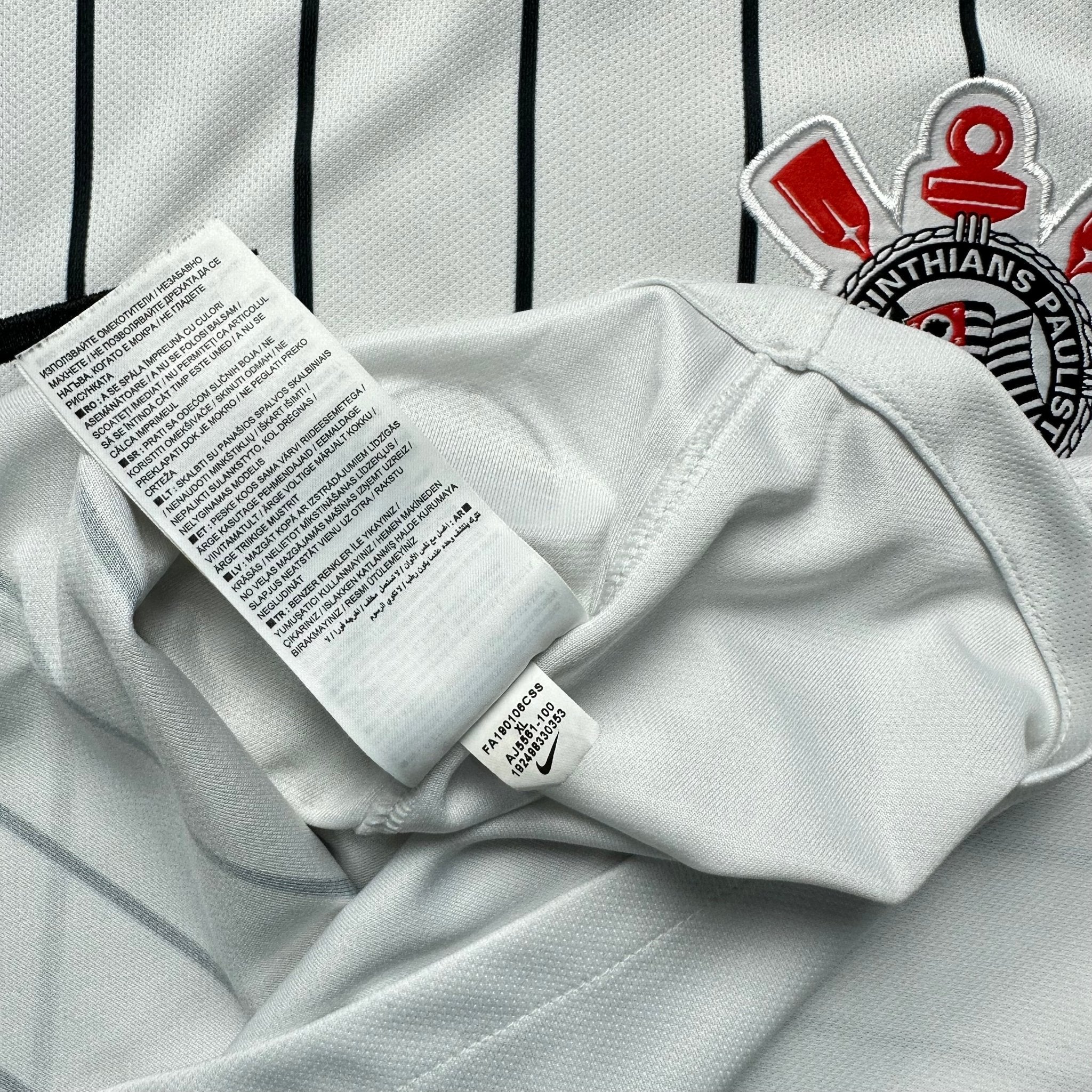 Corinthians 2019 Home Shirt (XL) - Kitplug