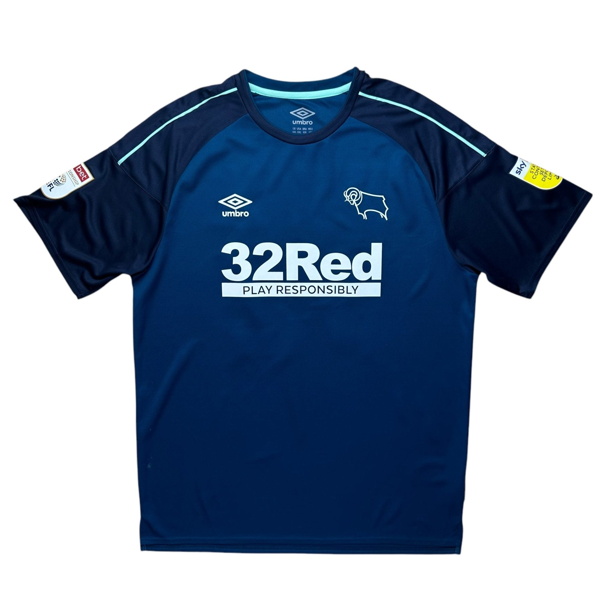 Derby County 2020 - 21 Away Shirt (XXL) Rooney 32 - Kitplug