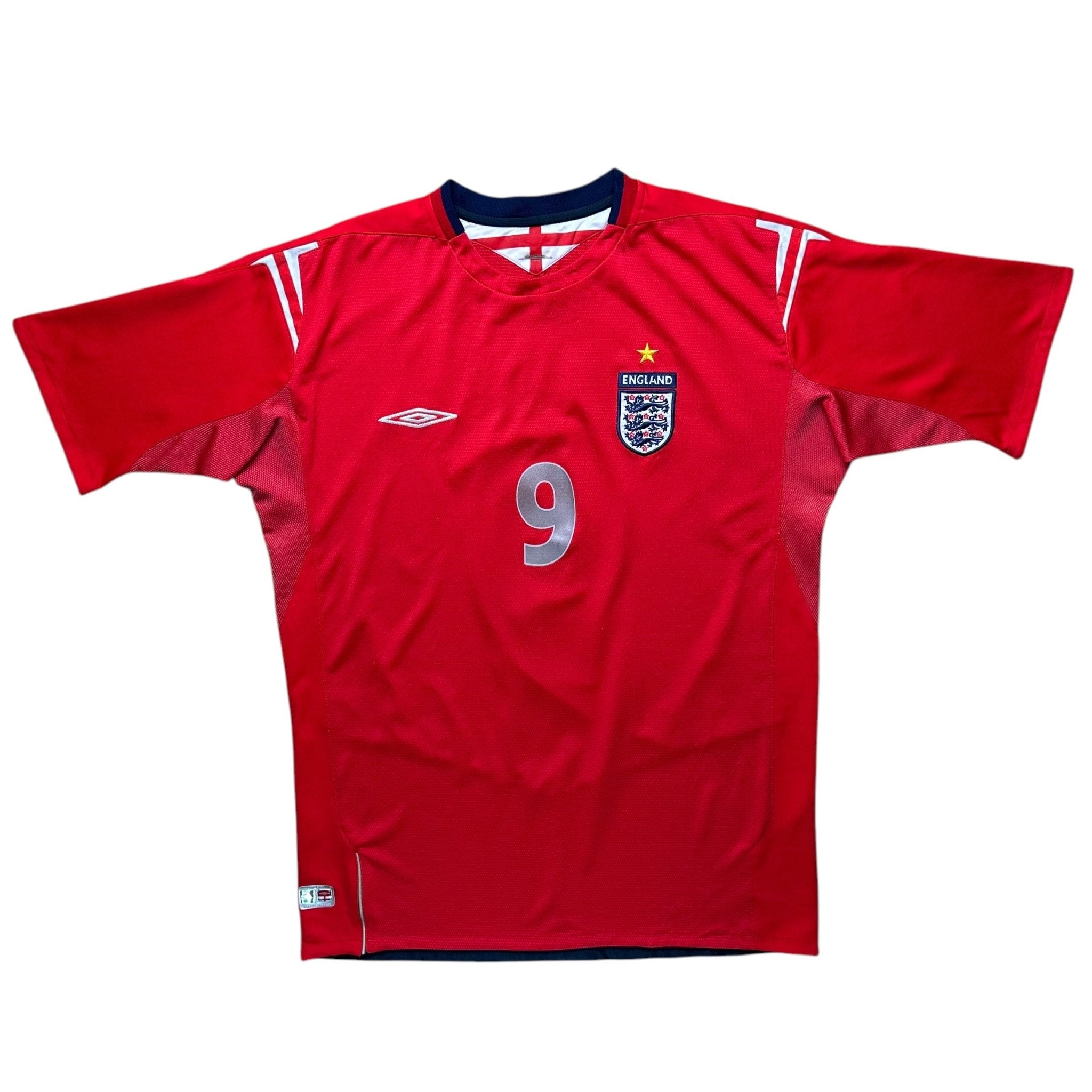 England 2004 Away Shirt (XL) Rooney 9 - Kitplug
