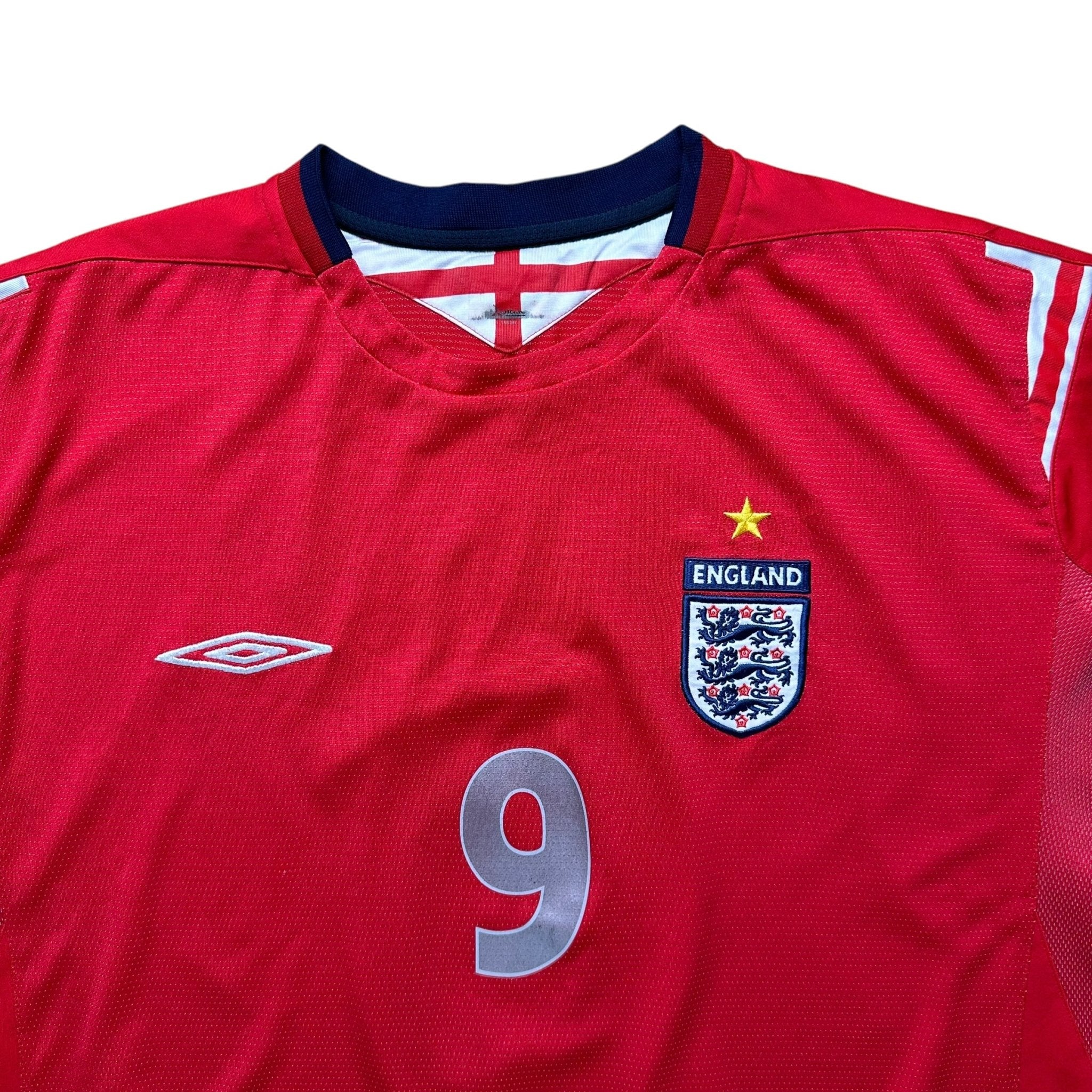 England 2004 Away Shirt (XL) Rooney 9 - Kitplug