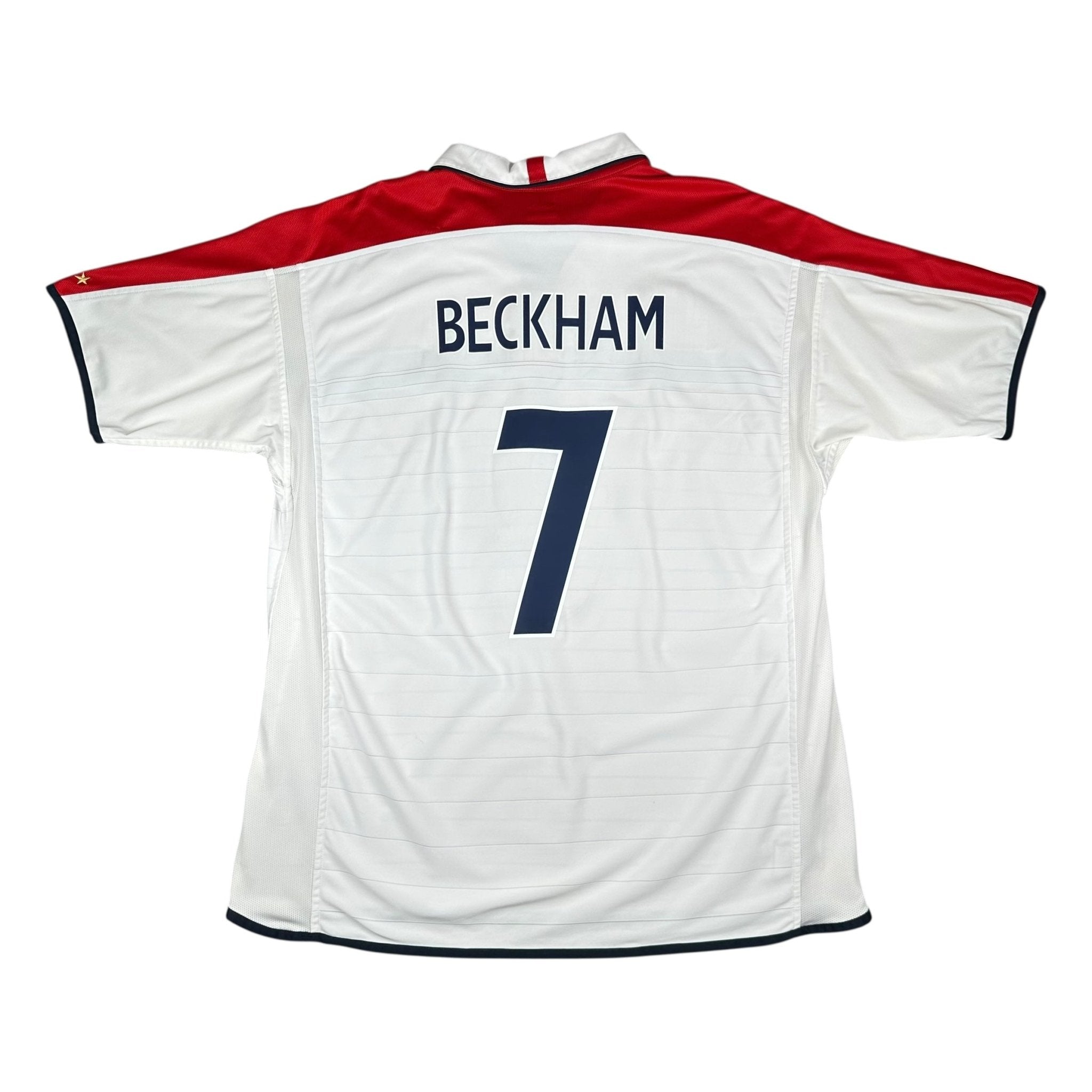 England 2004 Home Shirt (XXL) Beckham 7 - Kitplug
