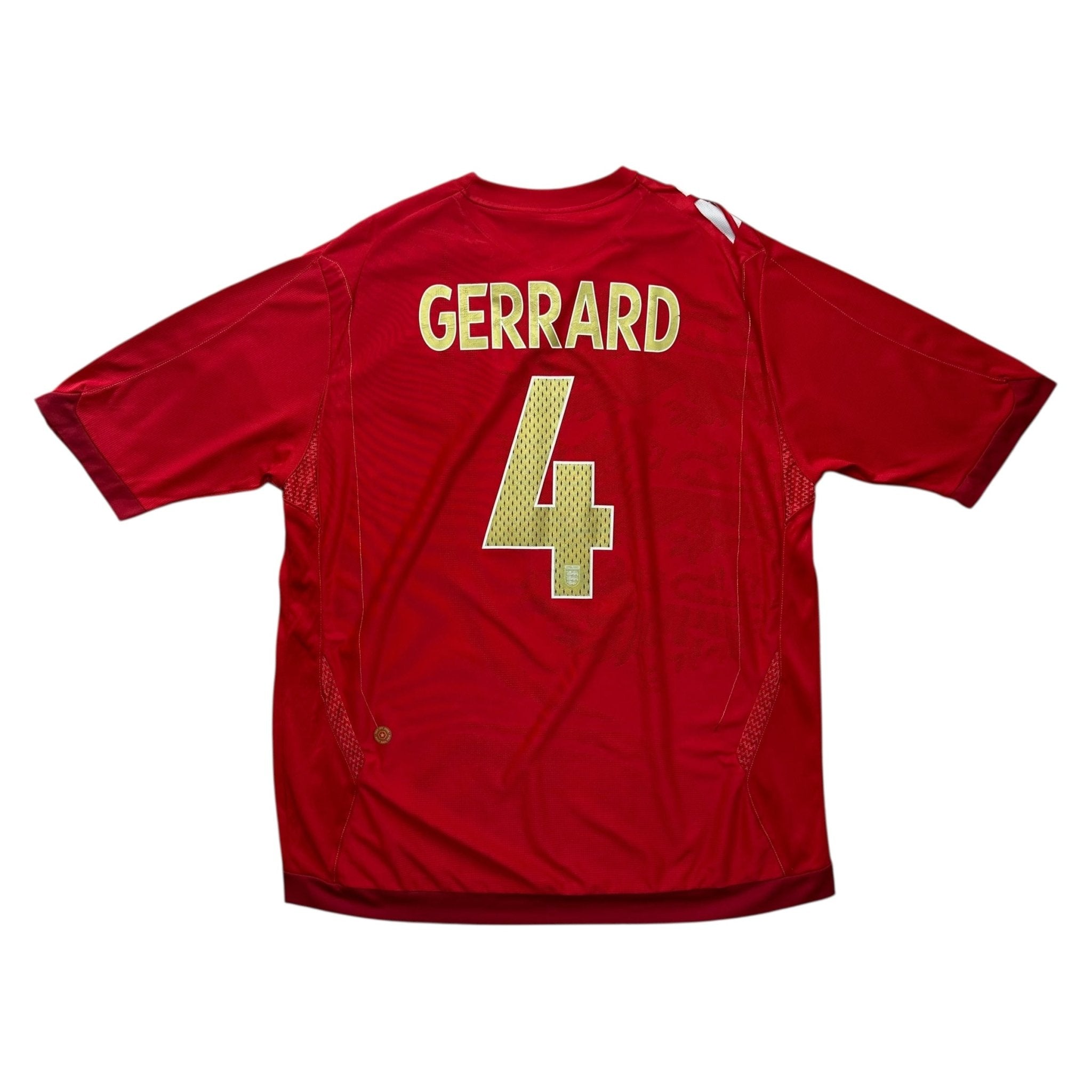 England 2006 Away Shirt (XL) Gerrard 4 - Kitplug