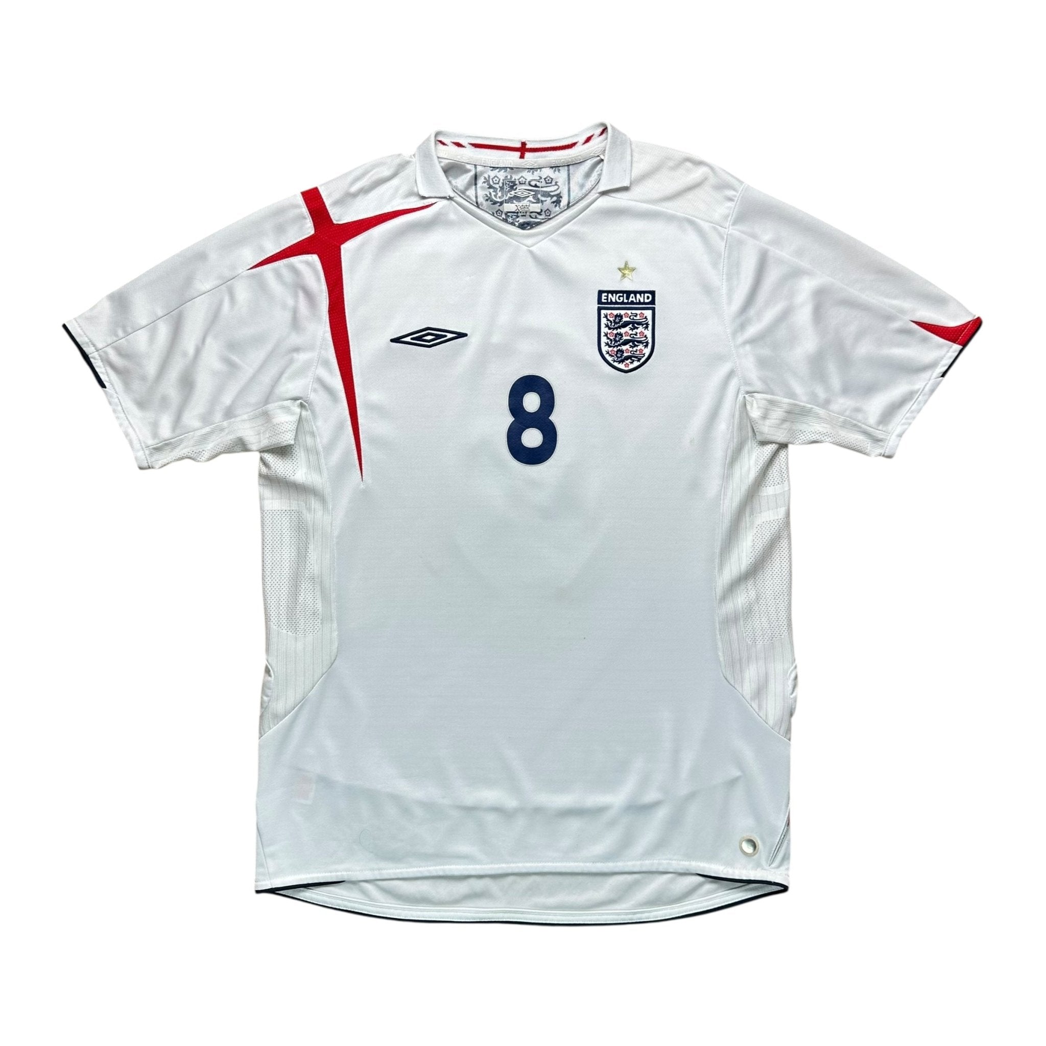 England 2006 Home Shirt (L) Lampard 8 - Kitplug