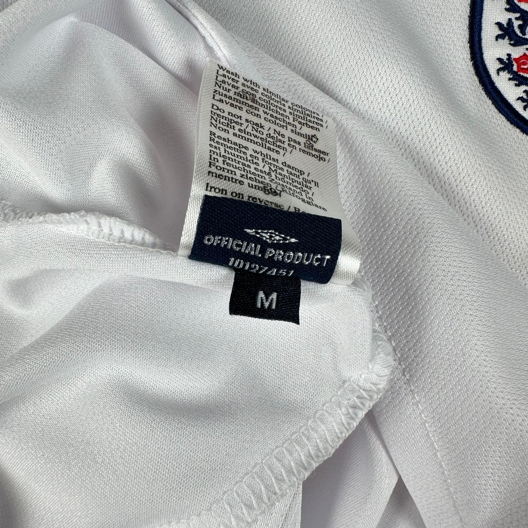 England 2006 Home Shirt (M) Beckham 7 - Kitplug