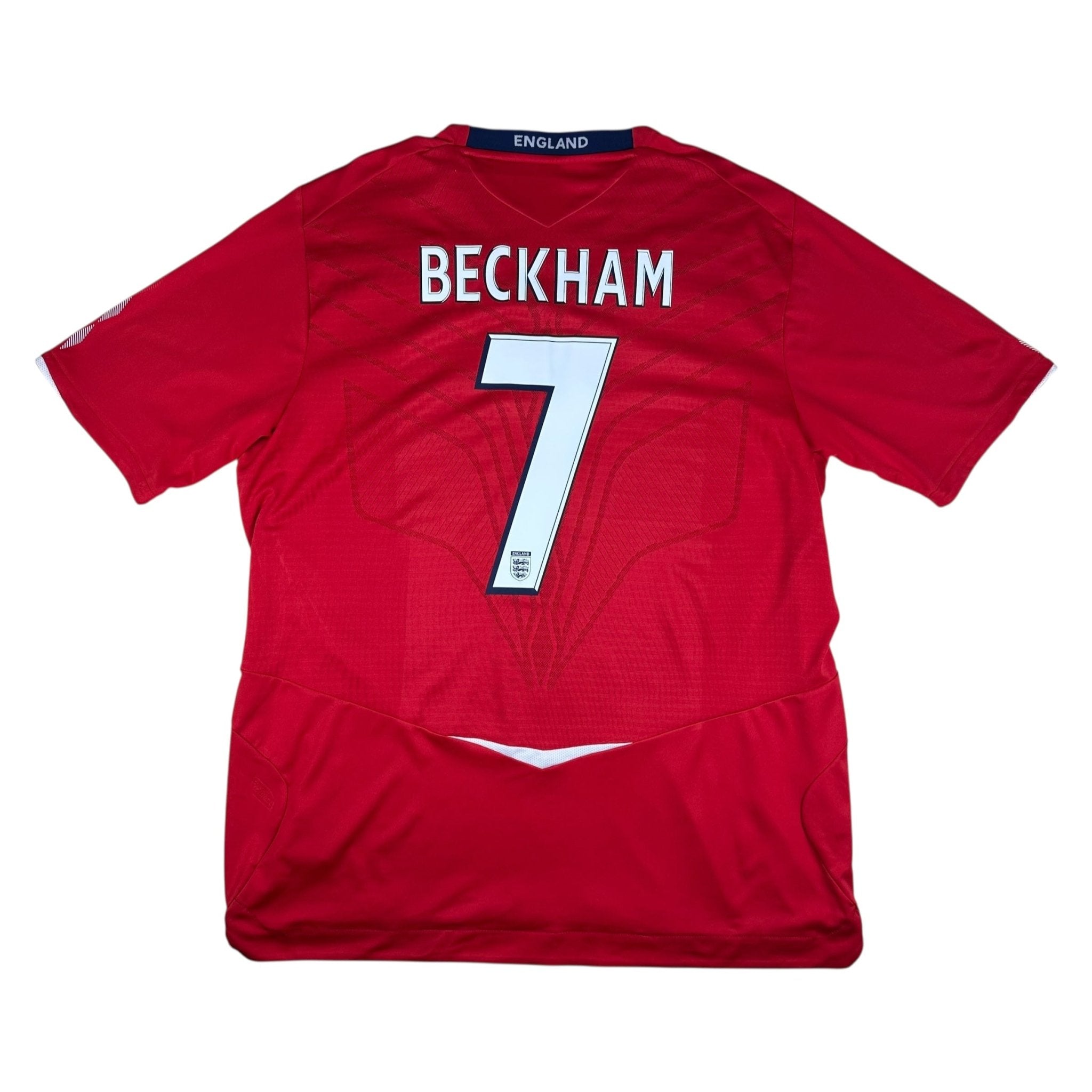 England 2008 Away Shirt (XL) Beckham 7 - Kitplug