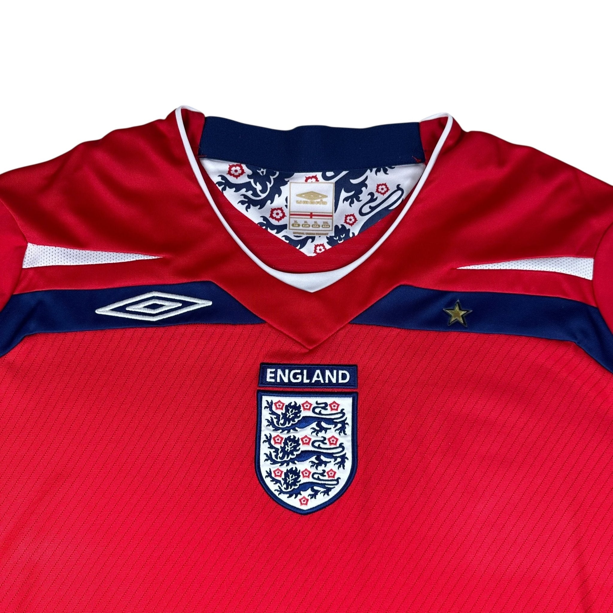 England 2008 Away Shirt (XL) Beckham 7 - Kitplug