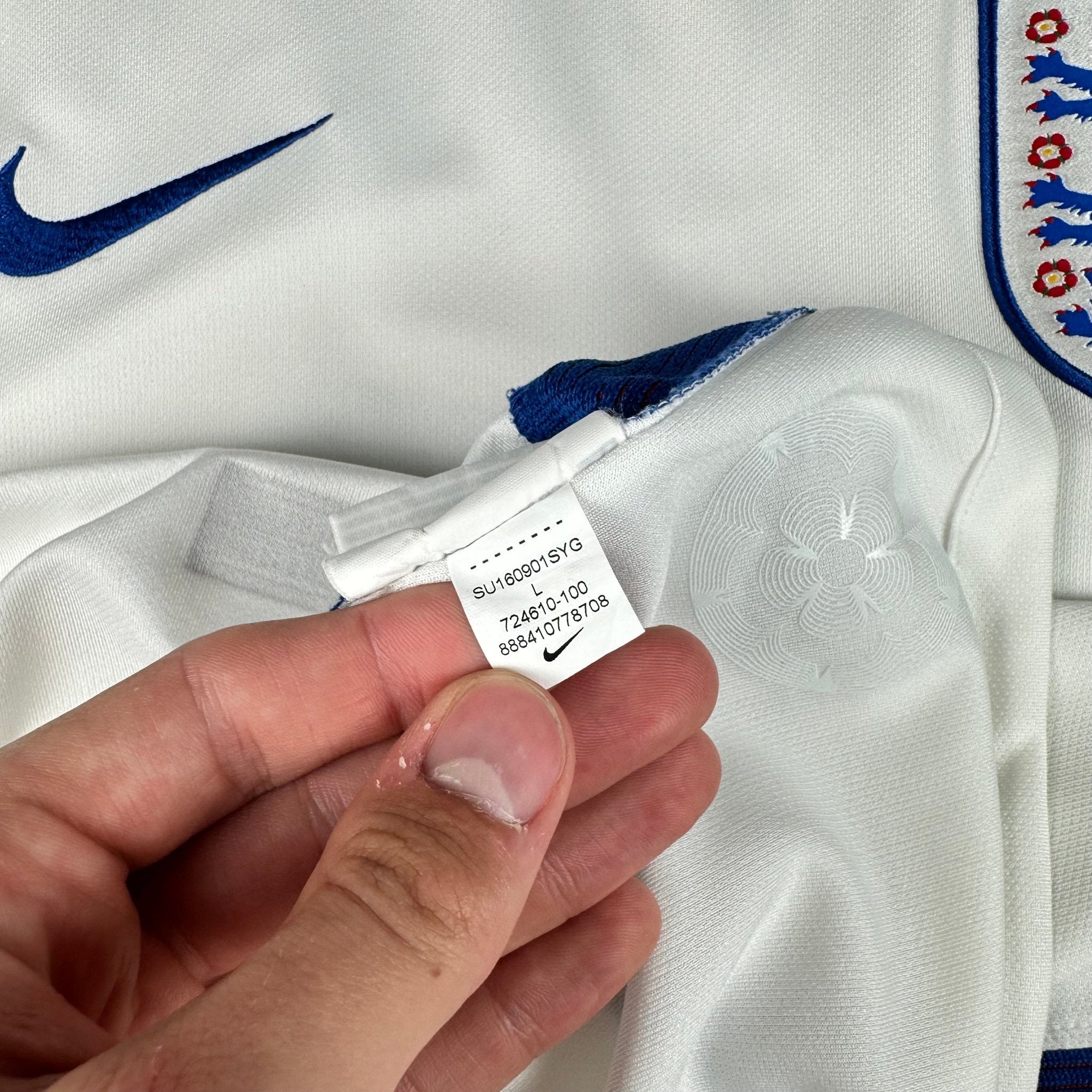 England 2016 Home Shirt (L) Rooney 10 - Kitplug