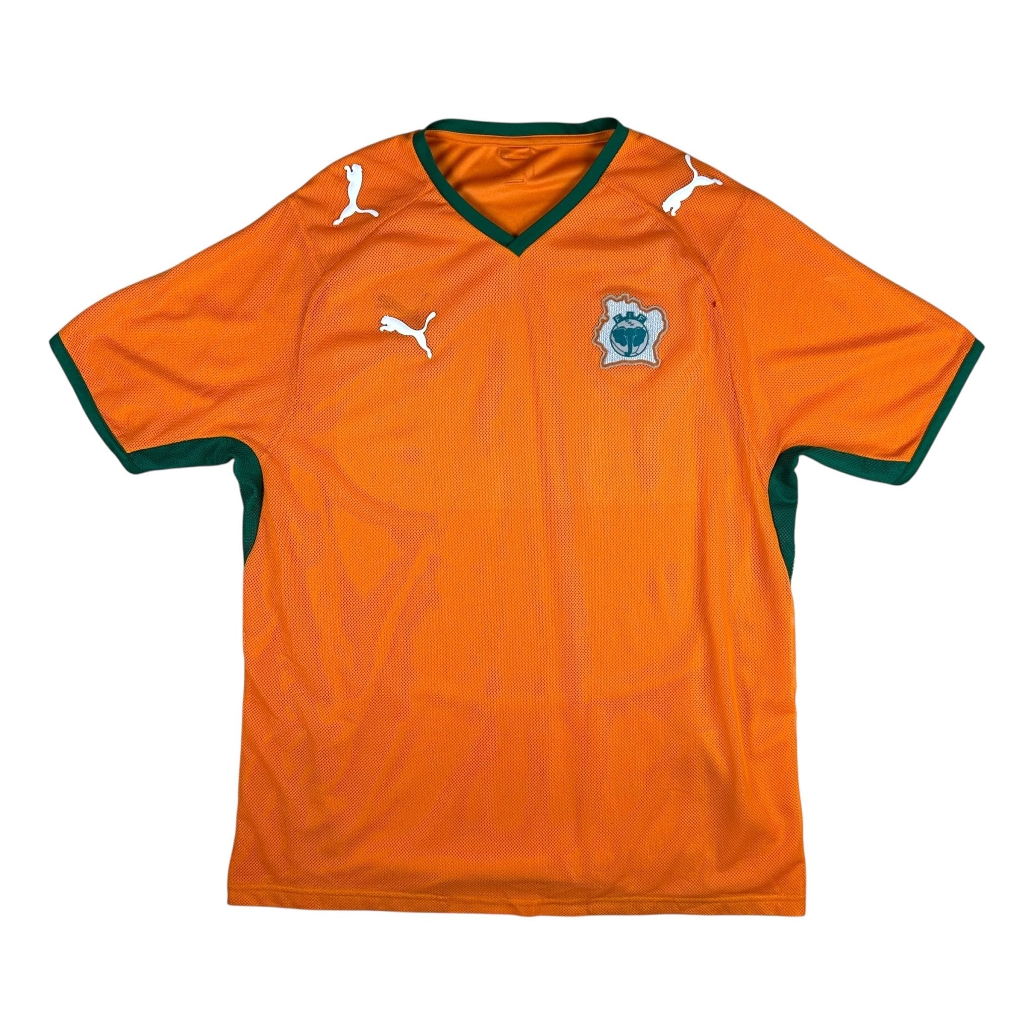 Ivory Coast 2008 Home Shirt (L) Drogba 11 - Kitplug