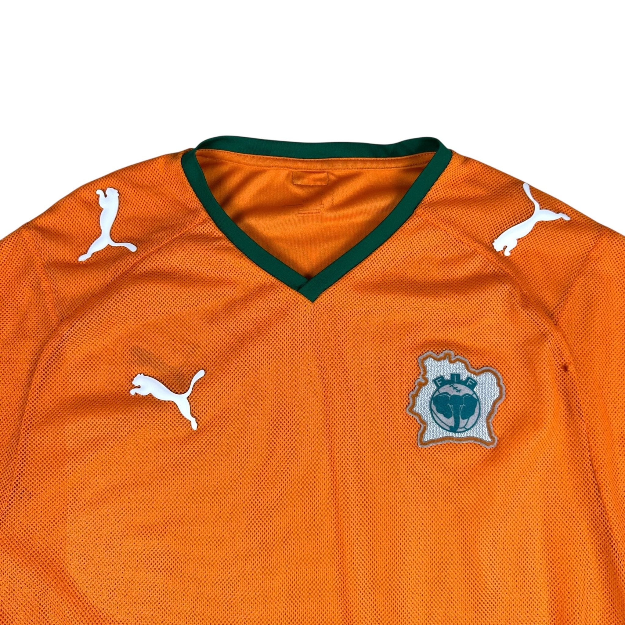 Ivory Coast 2008 Home Shirt (L) Drogba 11 - Kitplug