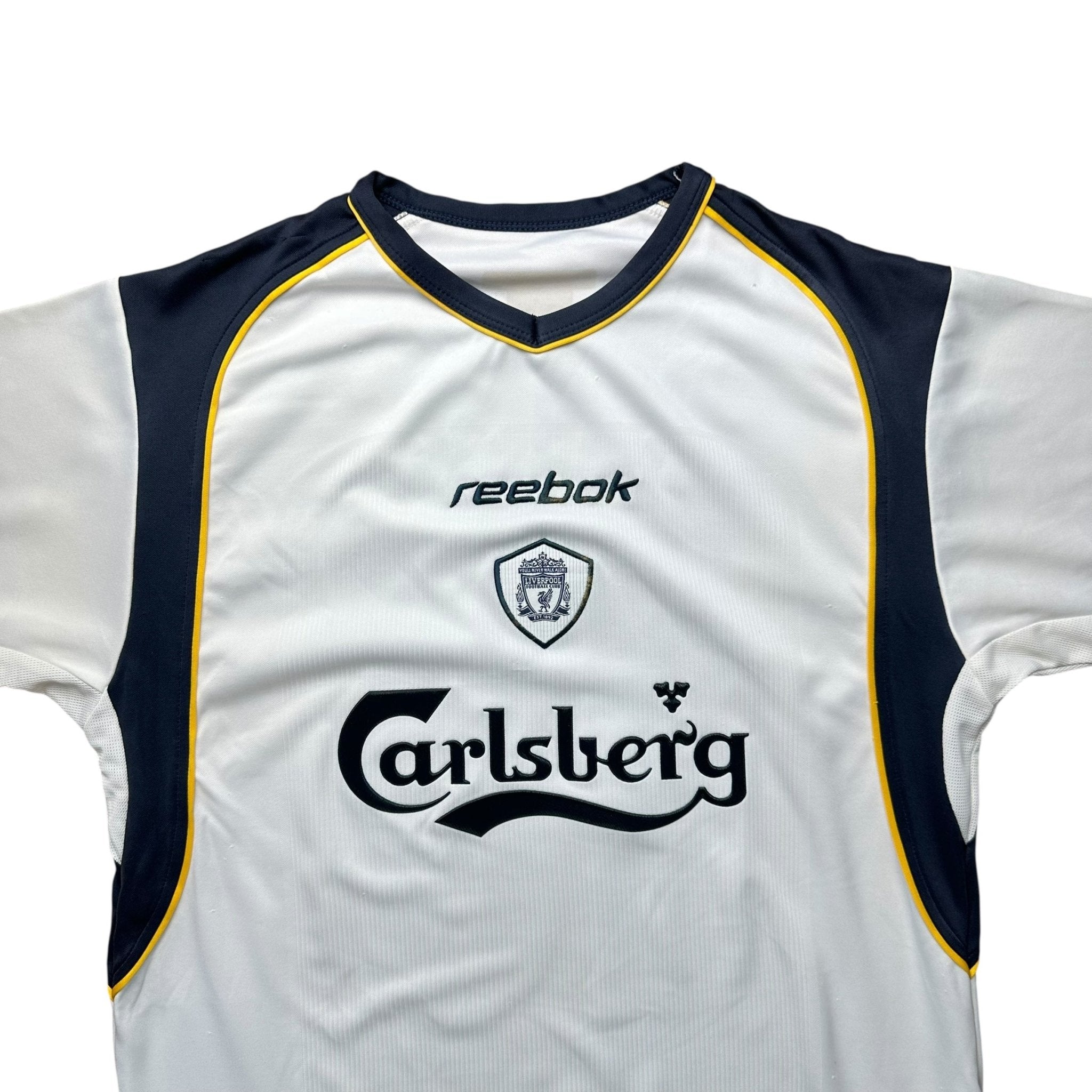 Liverpool 2001 - 02 Away Shirt (XS) Riise 18 - Kitplug