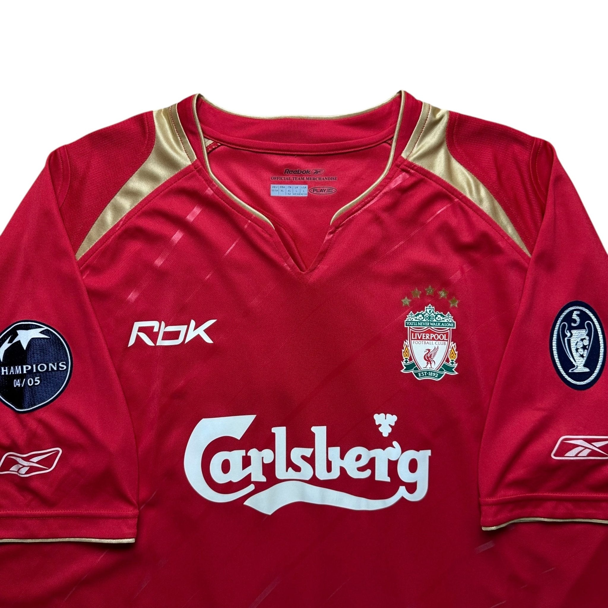 Liverpool 2005 - 06 European Home Shirt (L) 10 - Kitplug