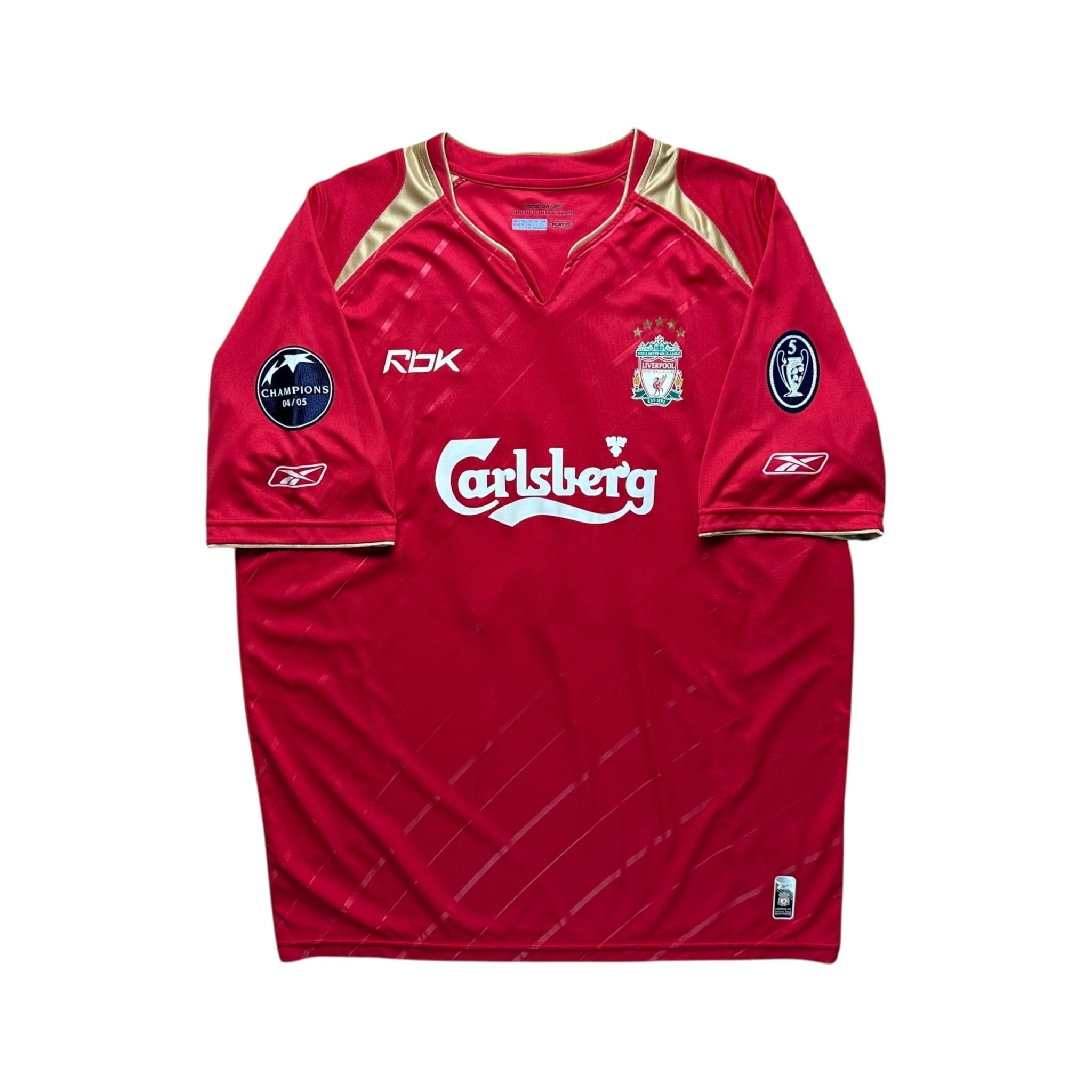 Liverpool 2005 - 06 European Home Shirt (L) 10 - Kitplug