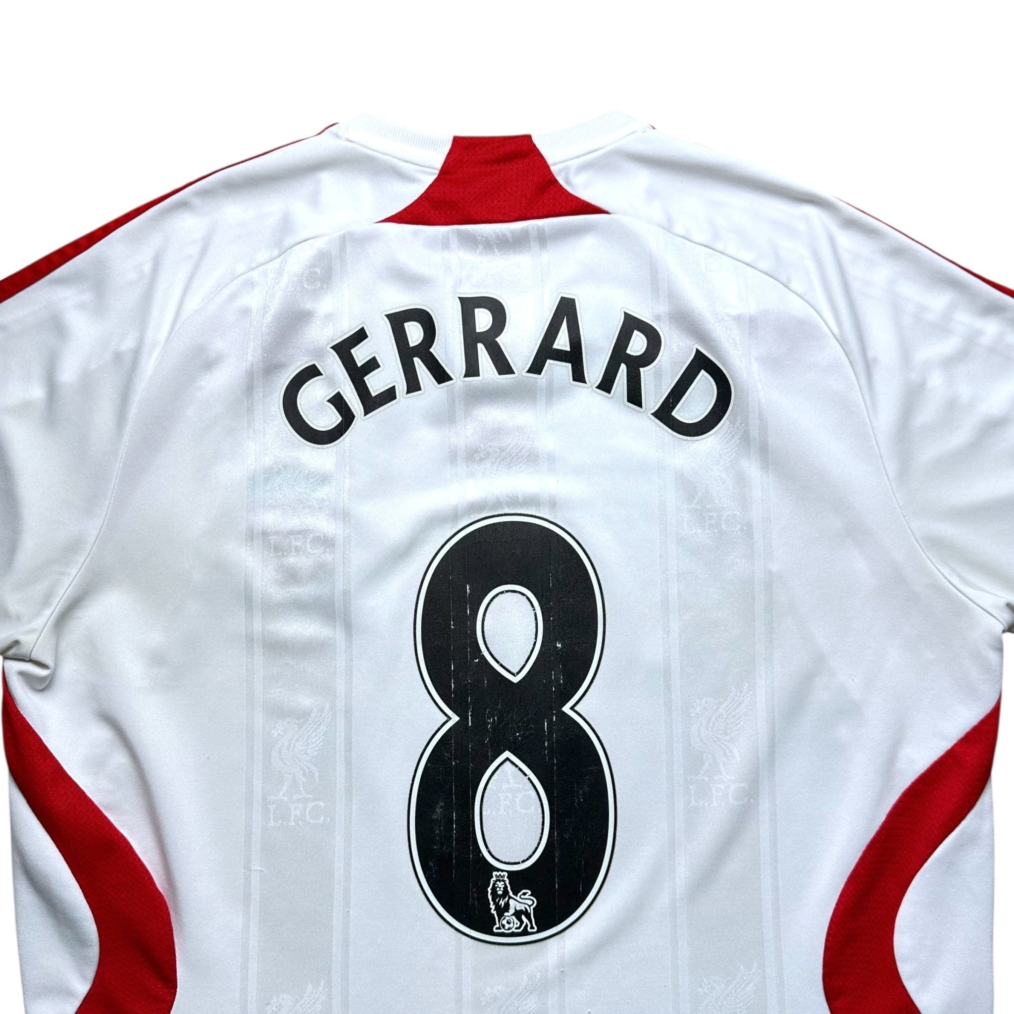Liverpool 2007 - 08 Away Shirt (XL) Gerrard 8 - Kitplug