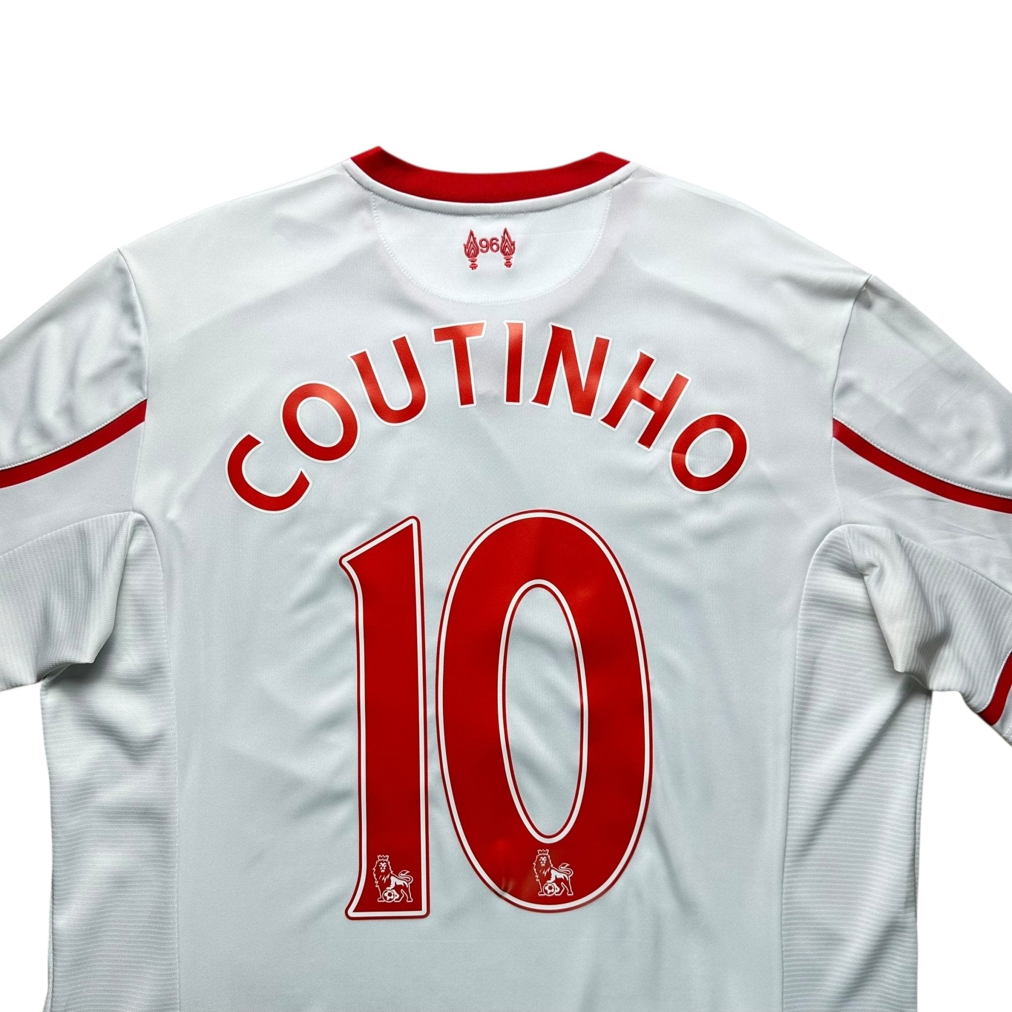 Liverpool 2015 - 16 Away Shirt (L) Coutinho 10 - Kitplug