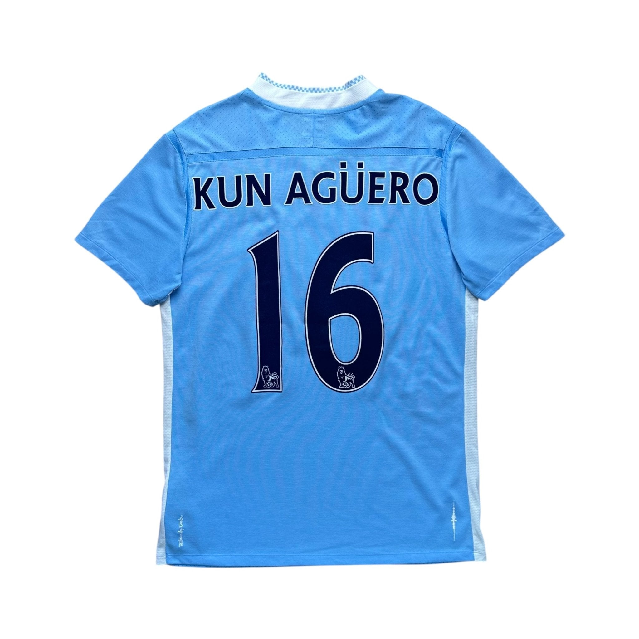 Manchester City 2011 - 12 Home Shirt (M) Kun Agüero 16 - Kitplug