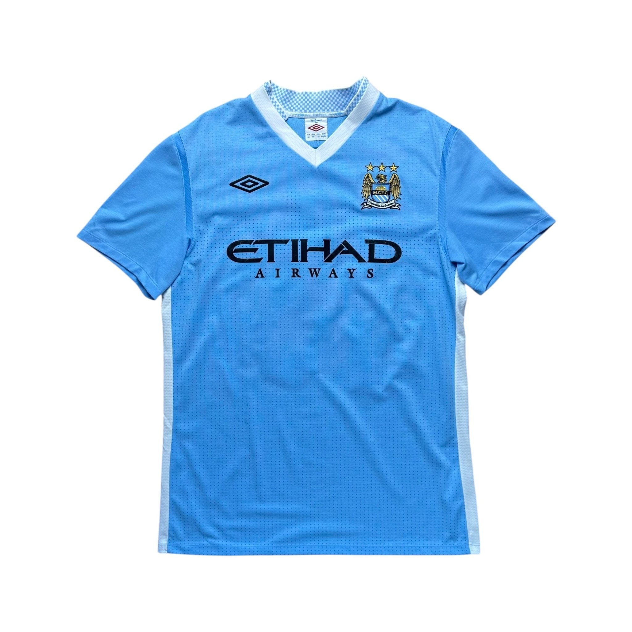 Manchester City 2011 - 12 Home Shirt (M) Kun Agüero 16 - Kitplug