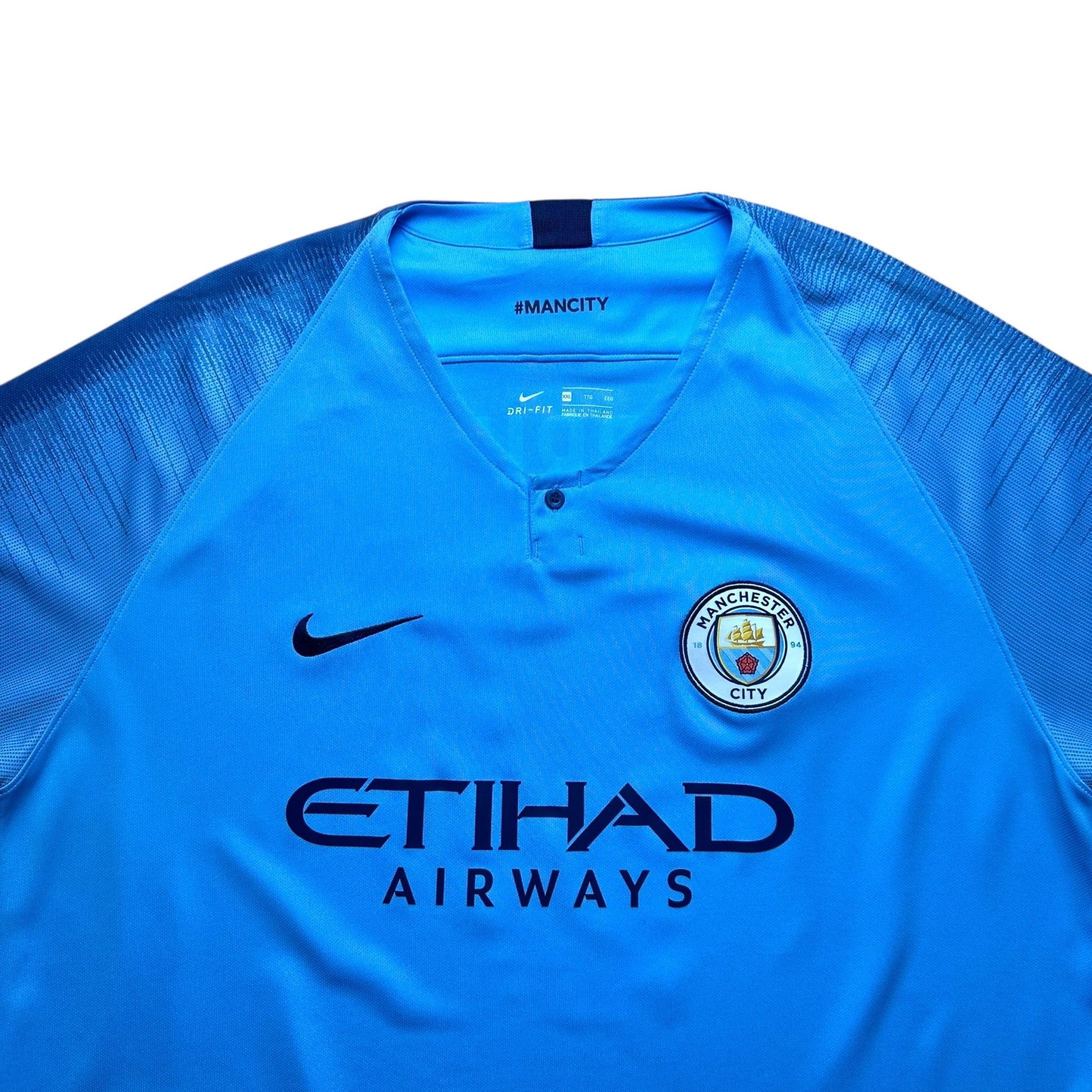 Manchester City 2018 - 19 Home Shirt (XXL) De Bruyne 17 - Kitplug