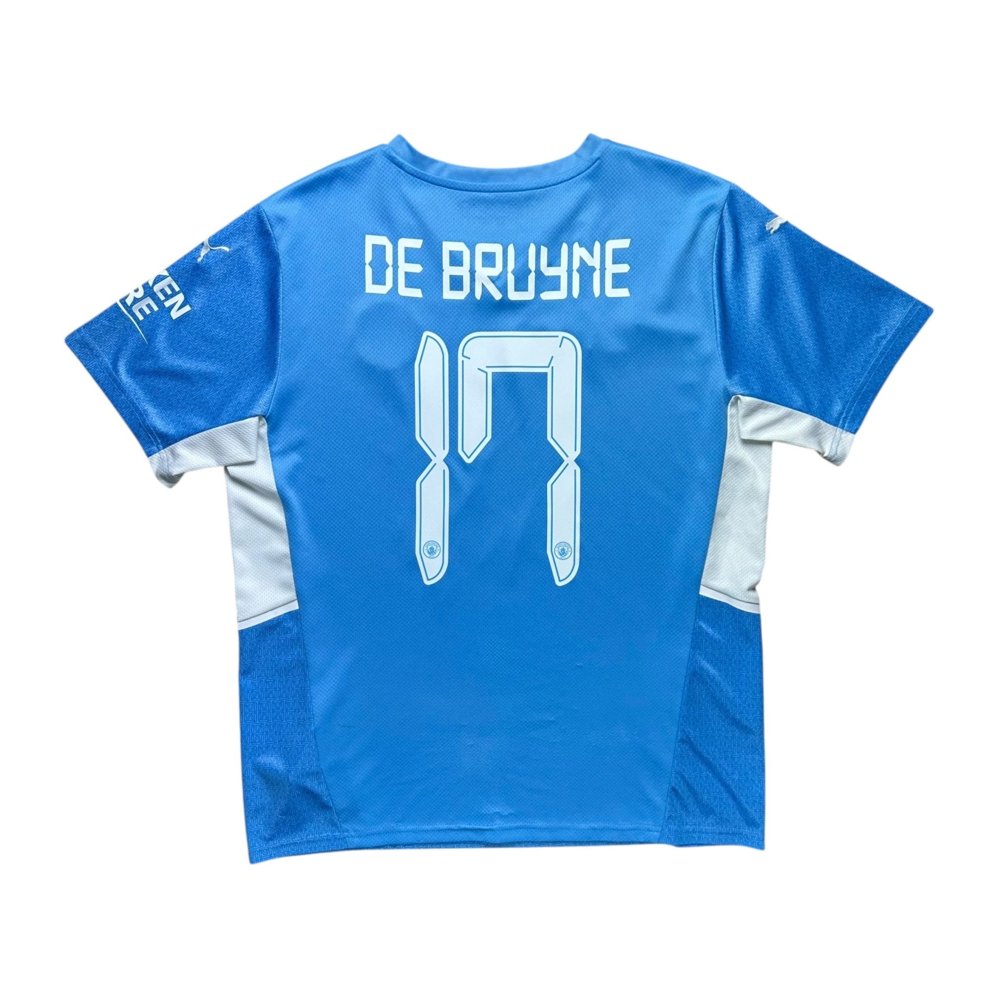 Manchester City 2021 - 22 Home Shirt (L) De Bruyne 17 - Kitplug