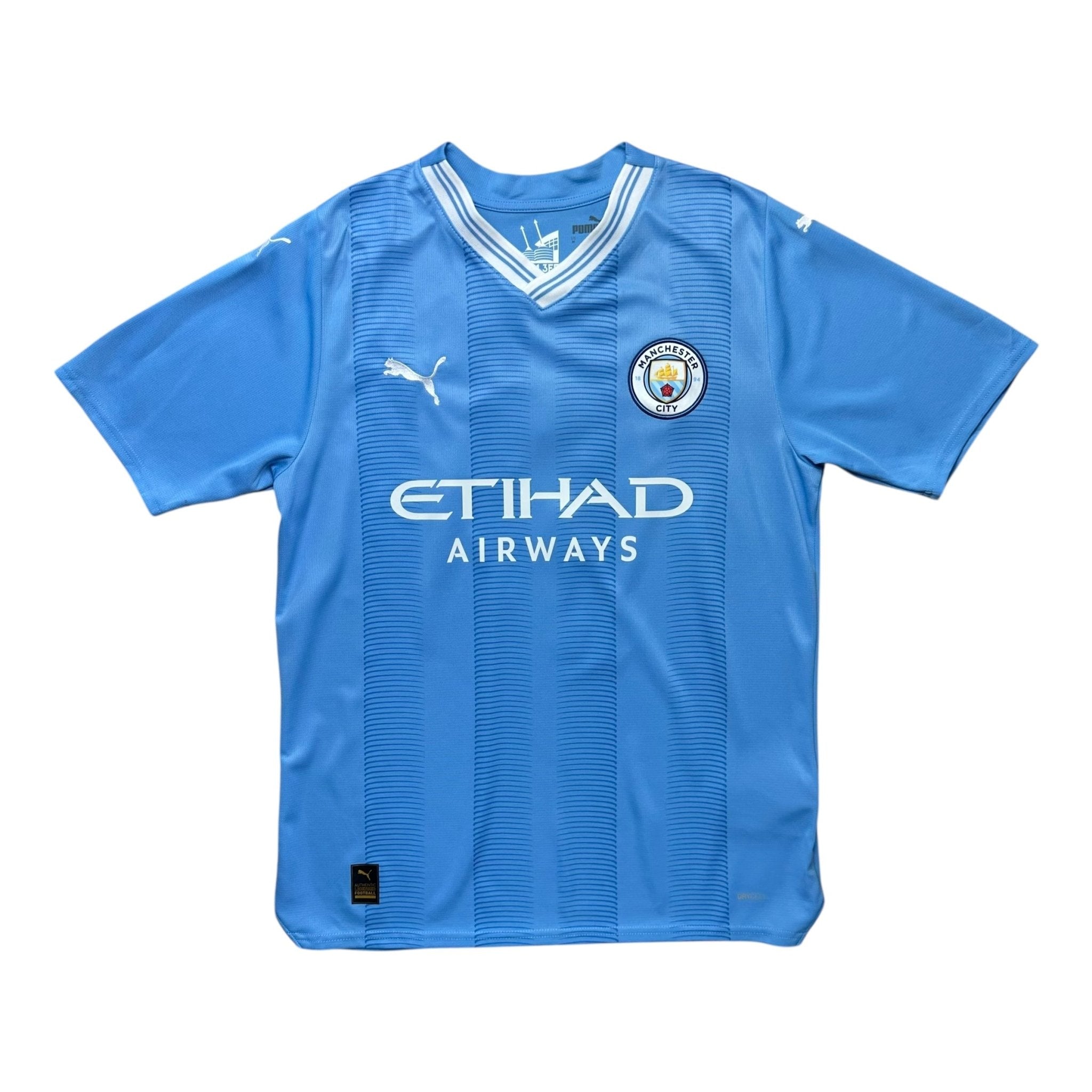 Manchester City 2023 - 24 Home Shirt (M) Haaland 9 - Kitplug