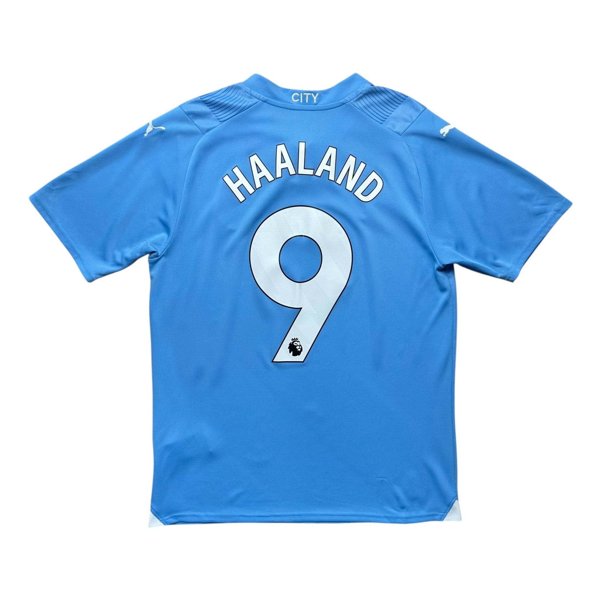 Manchester City 2023 - 24 Home Shirt (M) Haaland 9 - Kitplug